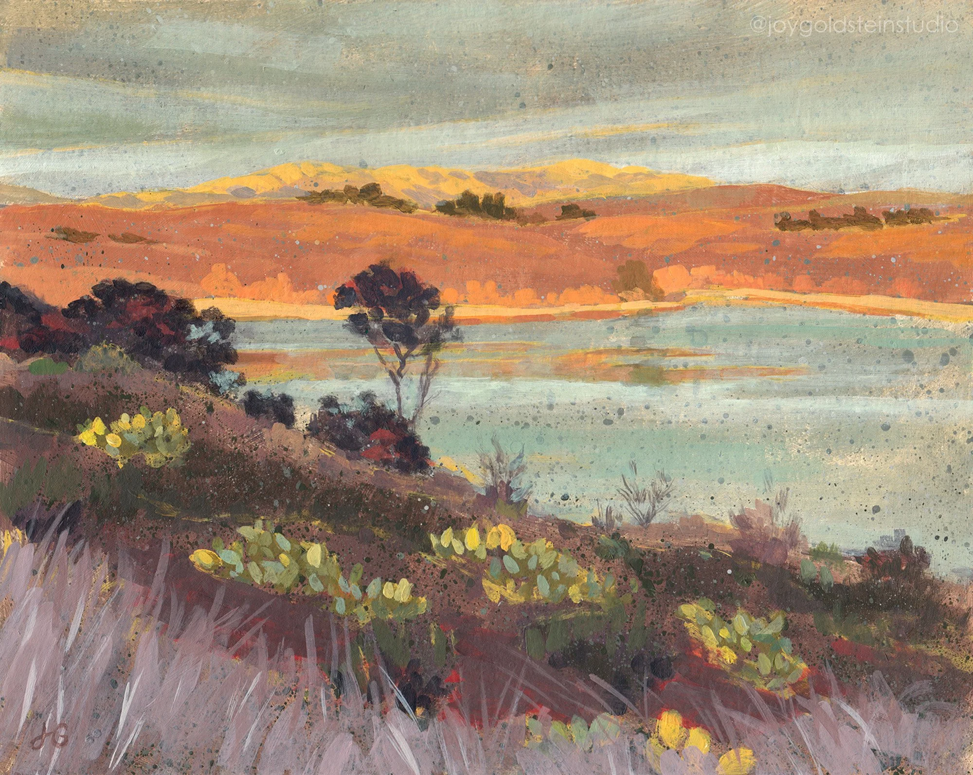 Lake Jennings, 8x10 inches, $130