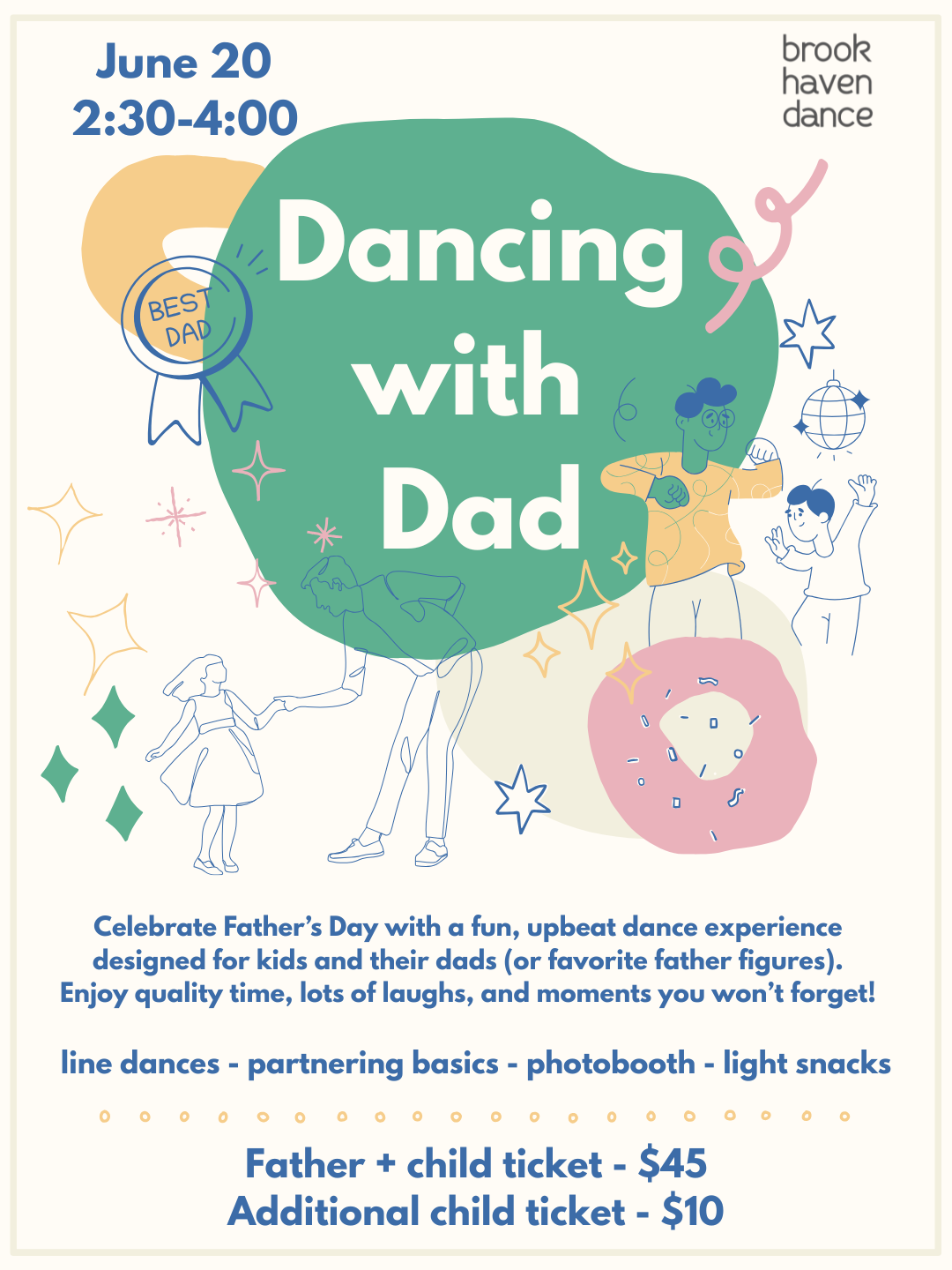 Dancing with Dad at Brookhaven Dance