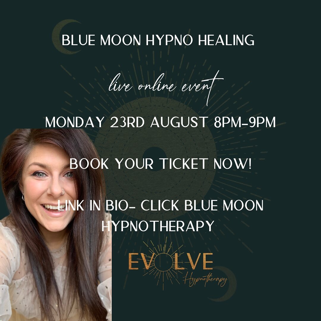 Let's gather together under the light of the blue moon and release what's holding you back from the life you truly desire! 🌕✨
 
This live event will be hosted by Sophie Neve (yours truly) on Zoom (tickets available in bio- just click the blue moon h