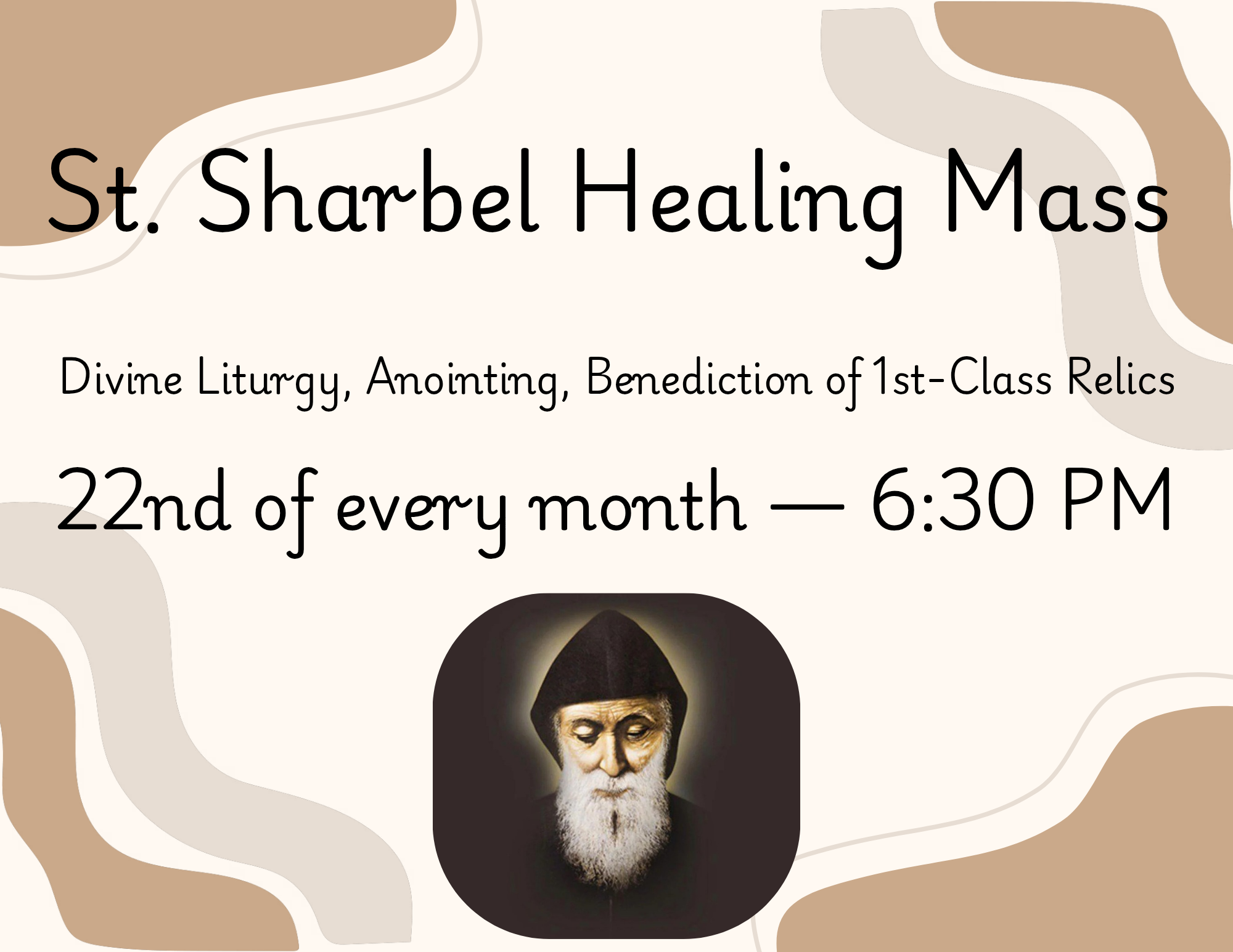 St. Sharbel Healing Mass