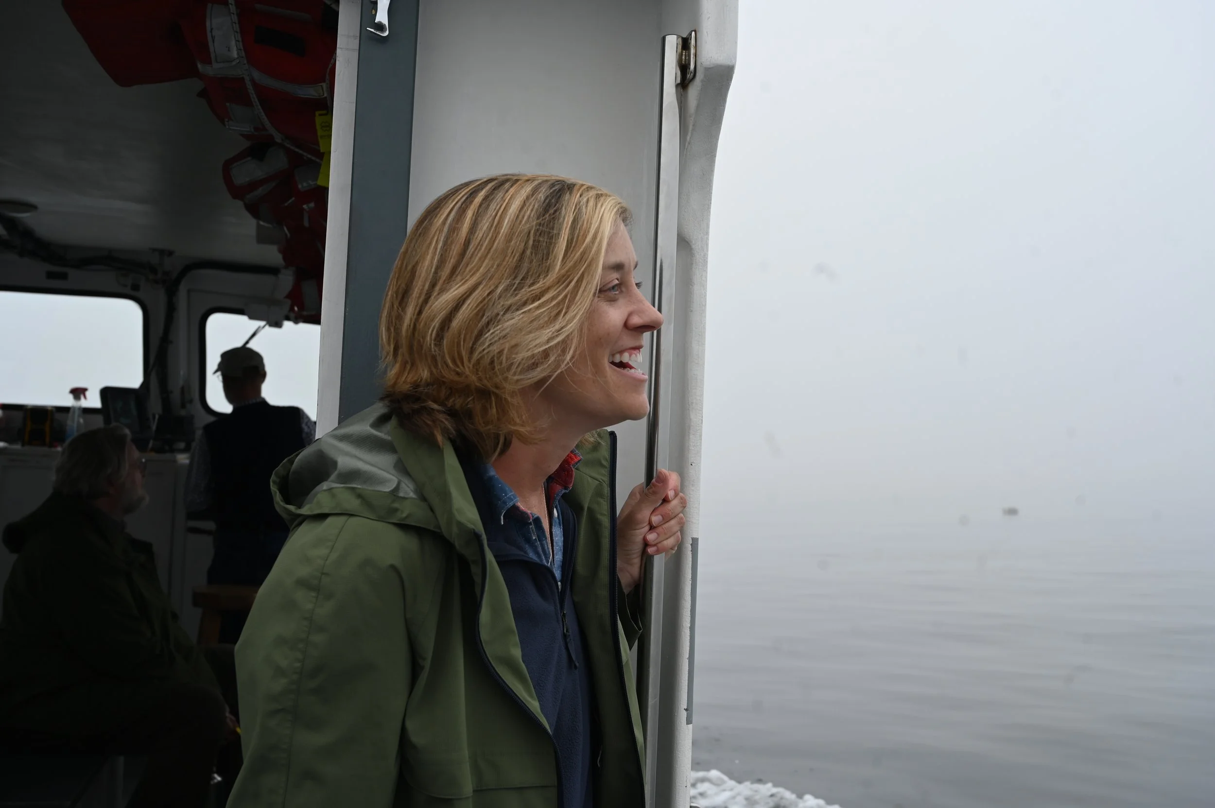 Boat ride in the fog to Islesford on Little Cranberry Island