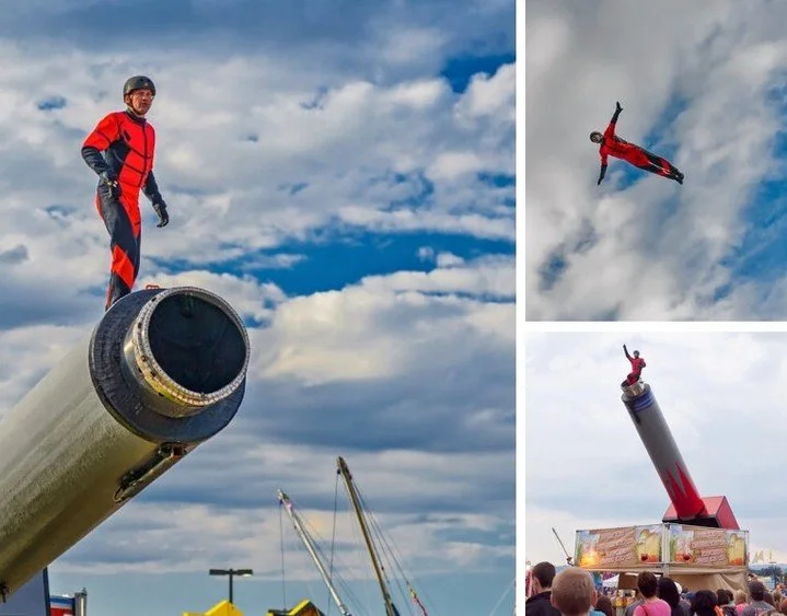 Leave attendees at your fair or festival in awe with our human cannonball! With Star Attractions, the possibilities are endless! 🎡
We are currently booking for the 2026 fair season. 🚀
#TalentAgent #Entertainment #Fair #Festival #FairSeason #Canno