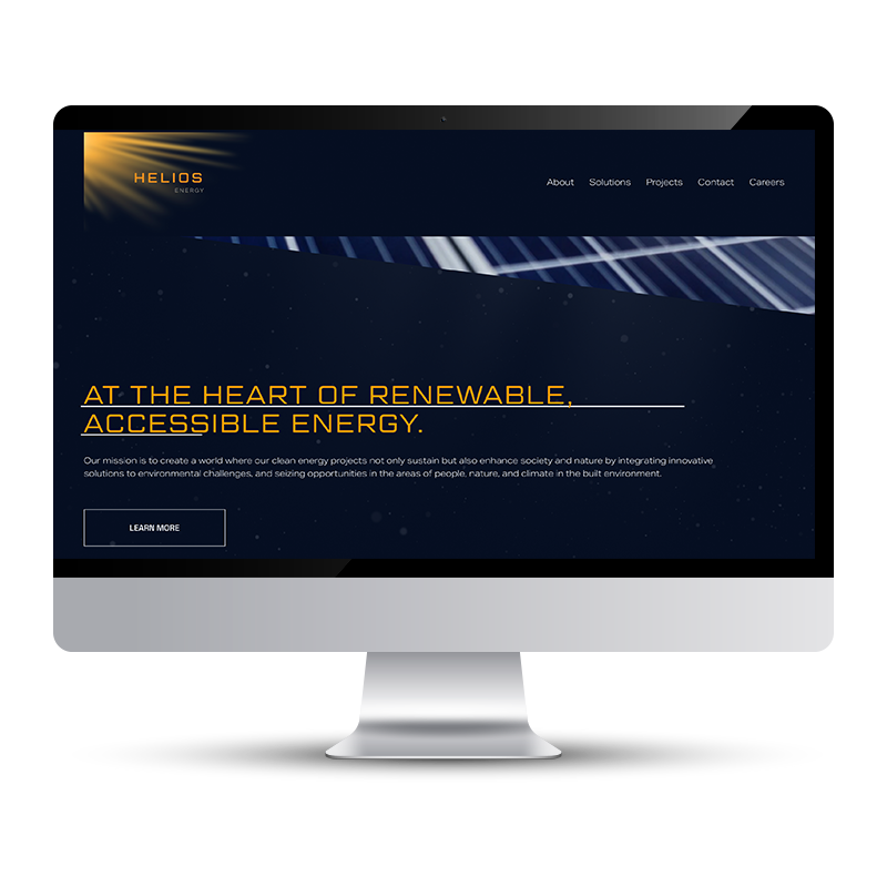 Helios Energy | Website Design, Logo Design