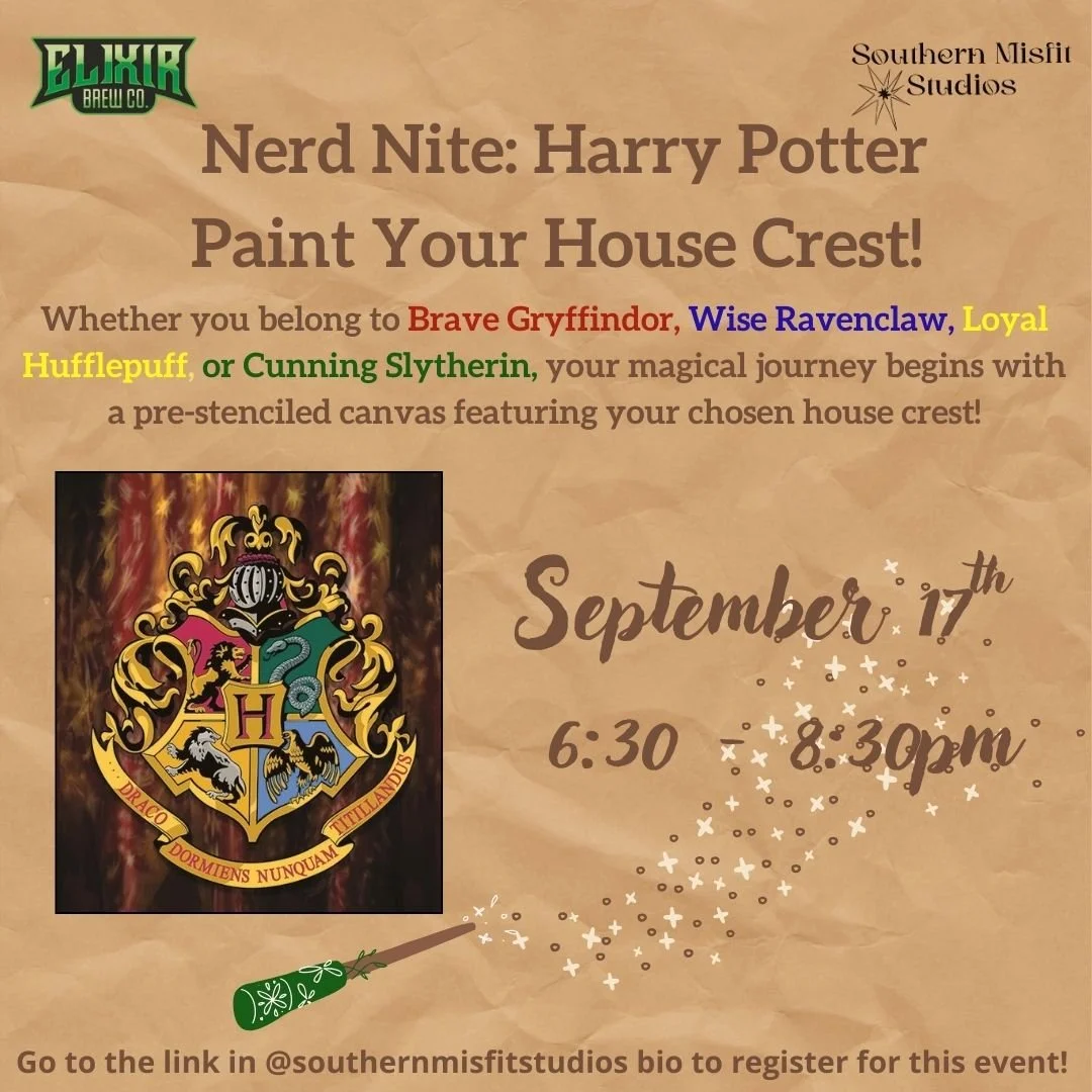 Nerd Nite: Harry Potter House Crest