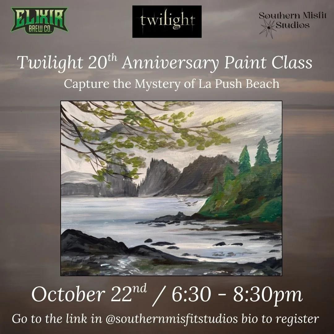 Twilight 20 year Anniversary La Push Beach Painting