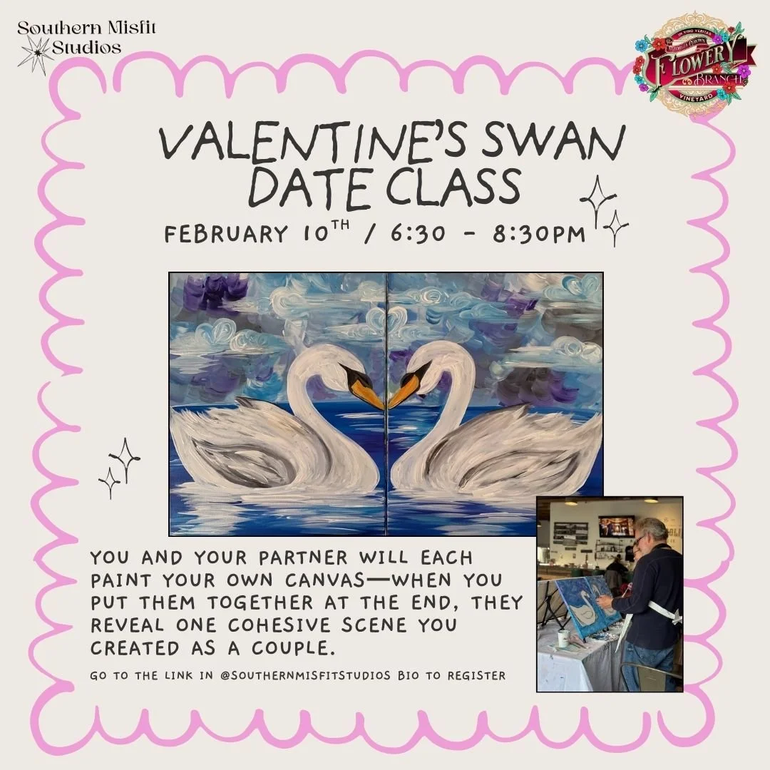 Romantic Swan Date Night Class 
