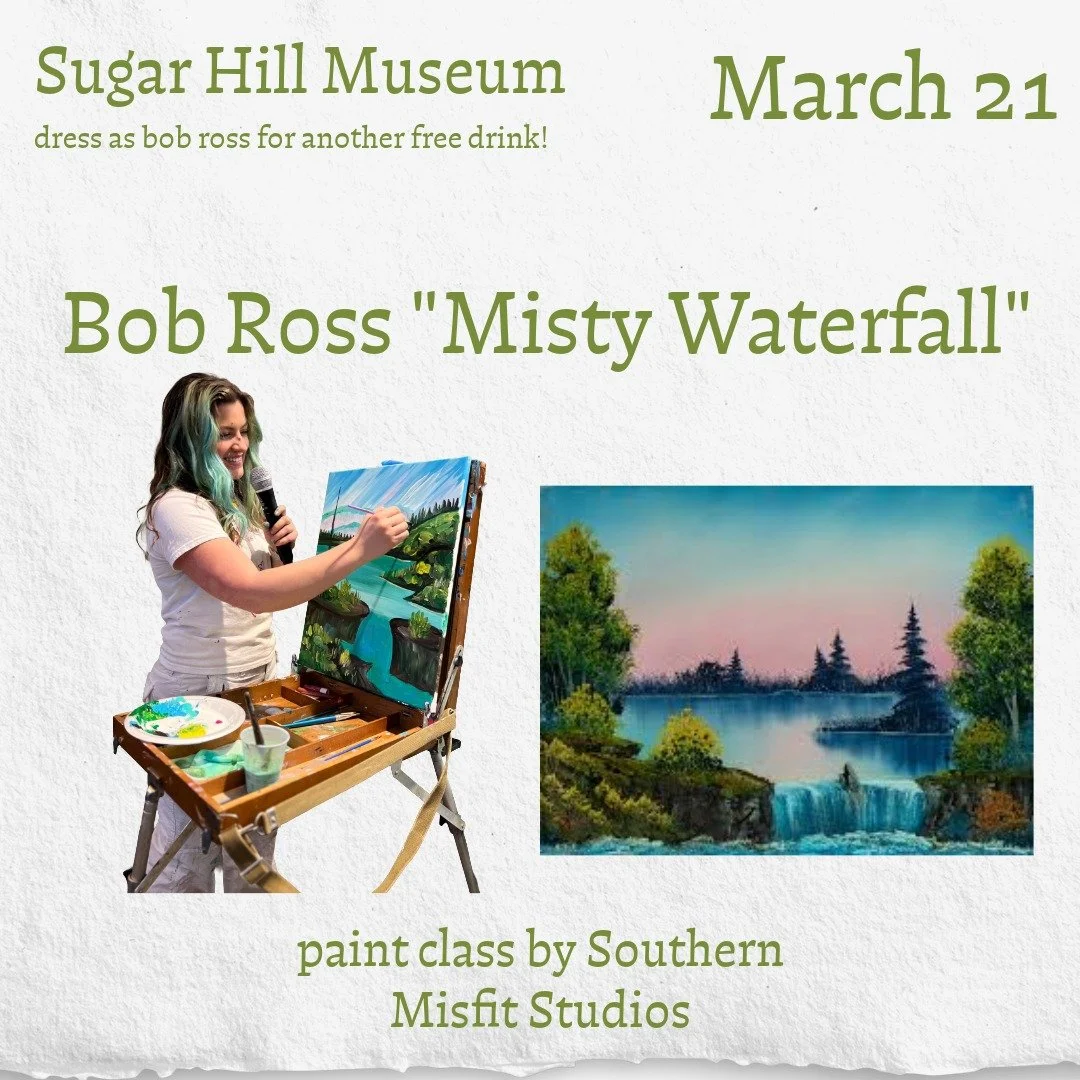 Bob Ross “Misty Waterfall”