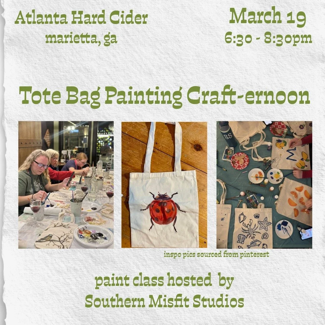 Tote Bag Paint Class