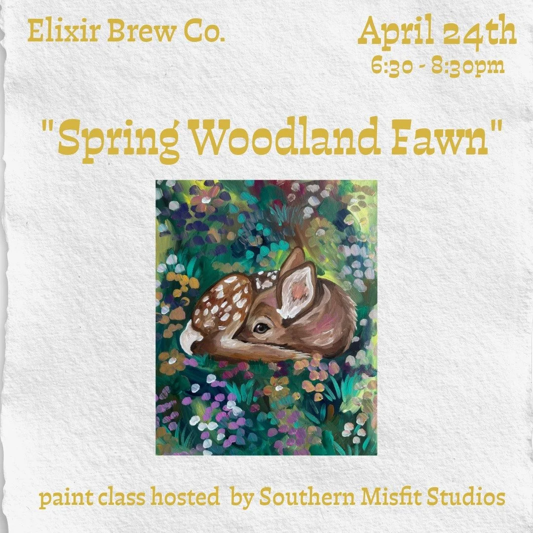Spring Woodland Fawn