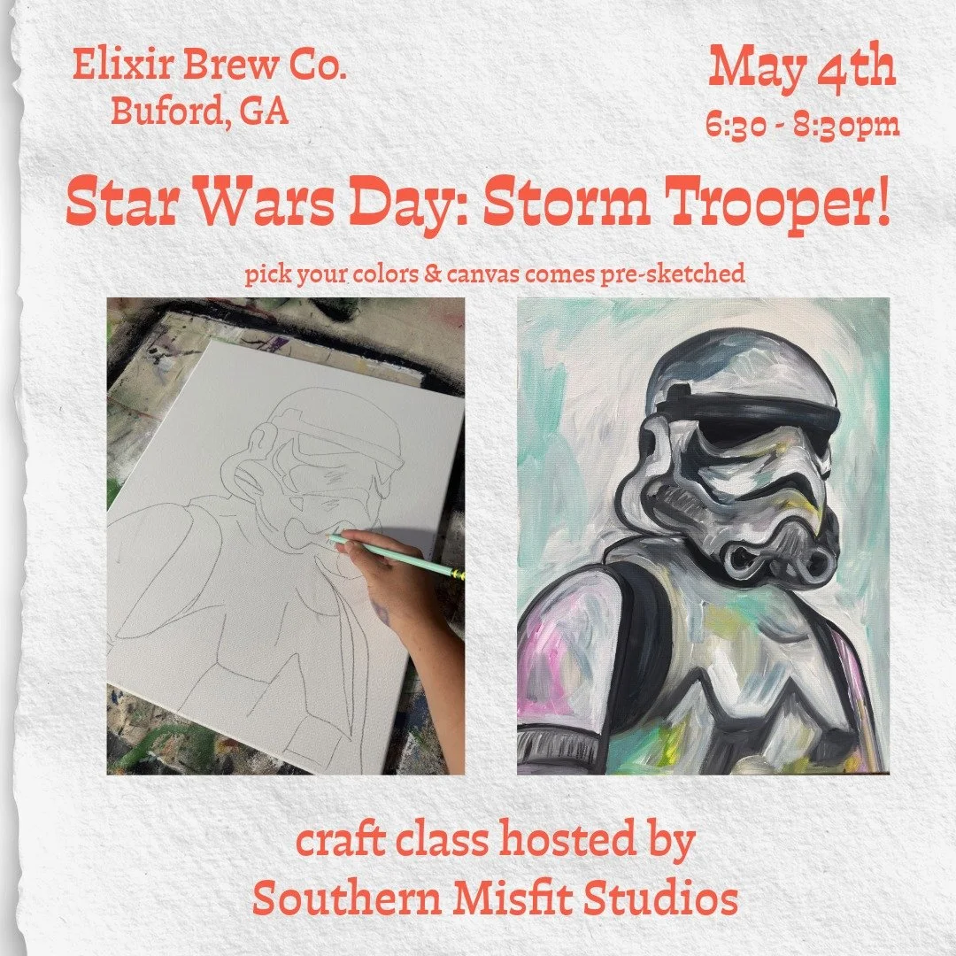 Star Wars Day Paint Class