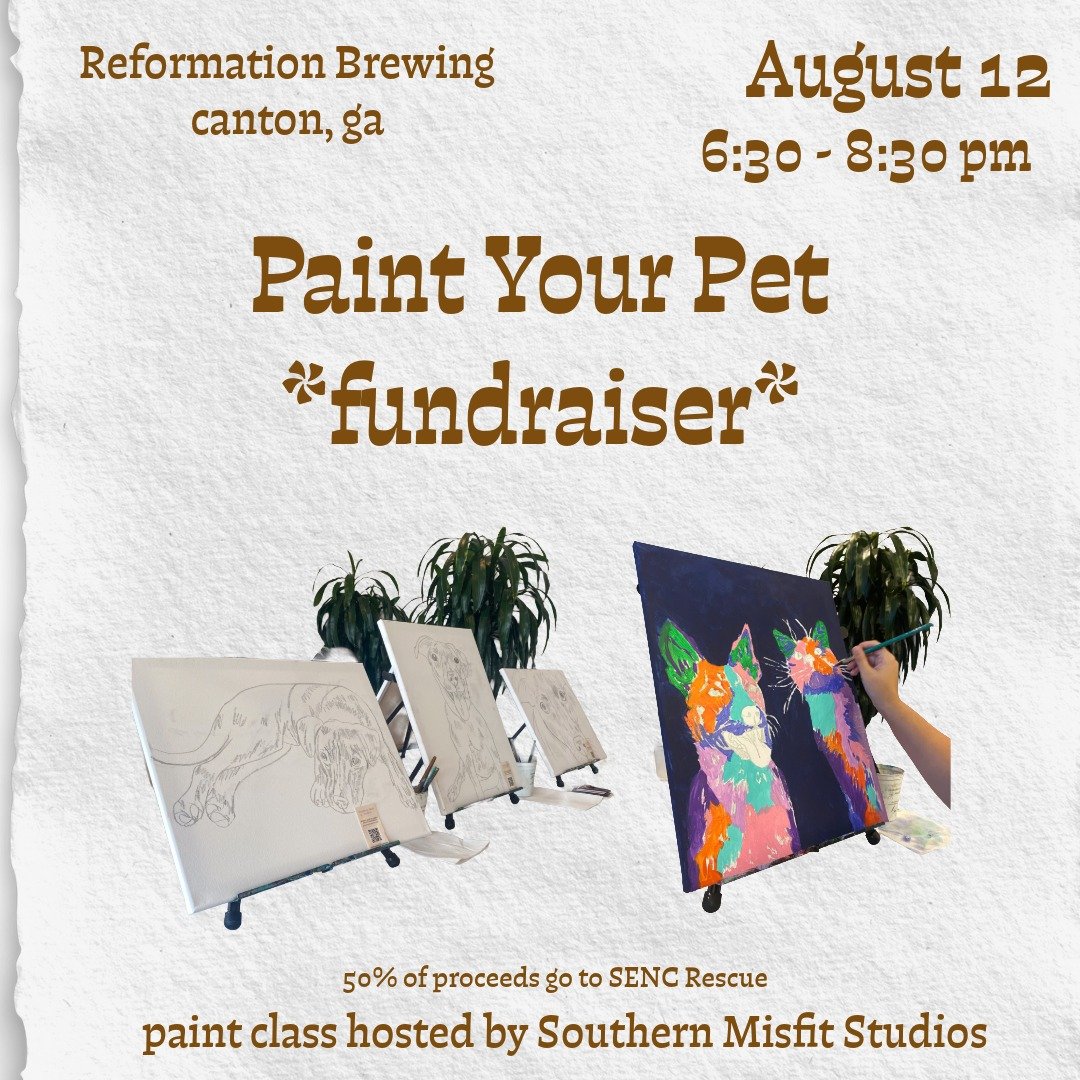 Paint Your Pet SENC Fundraiser