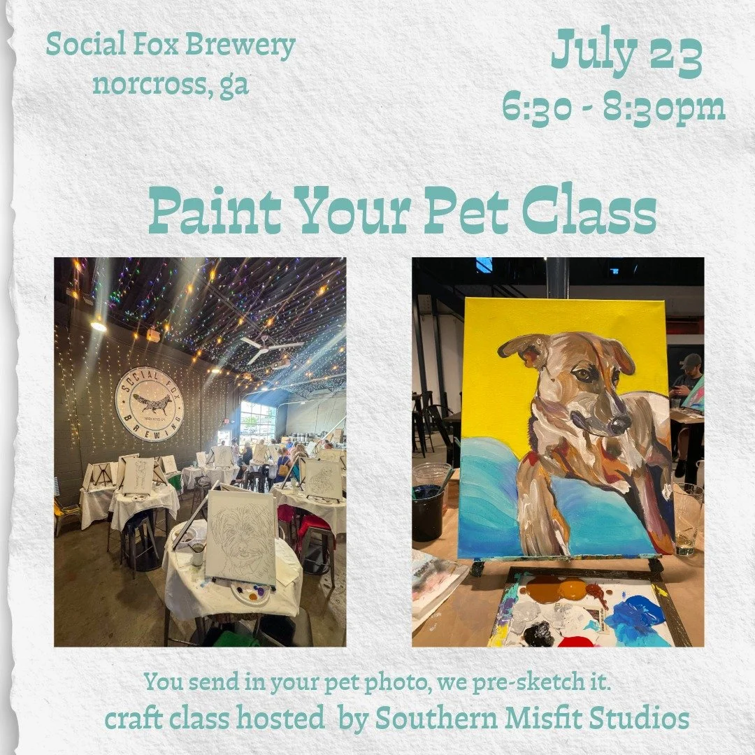 Paint Your Pet at Social Fox Brewing 