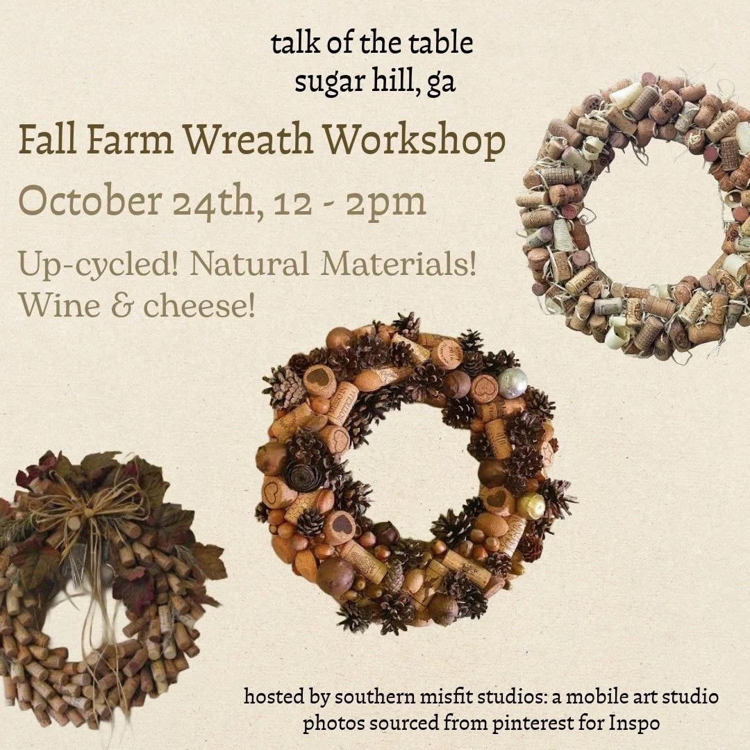 Cork Fall Wreath
