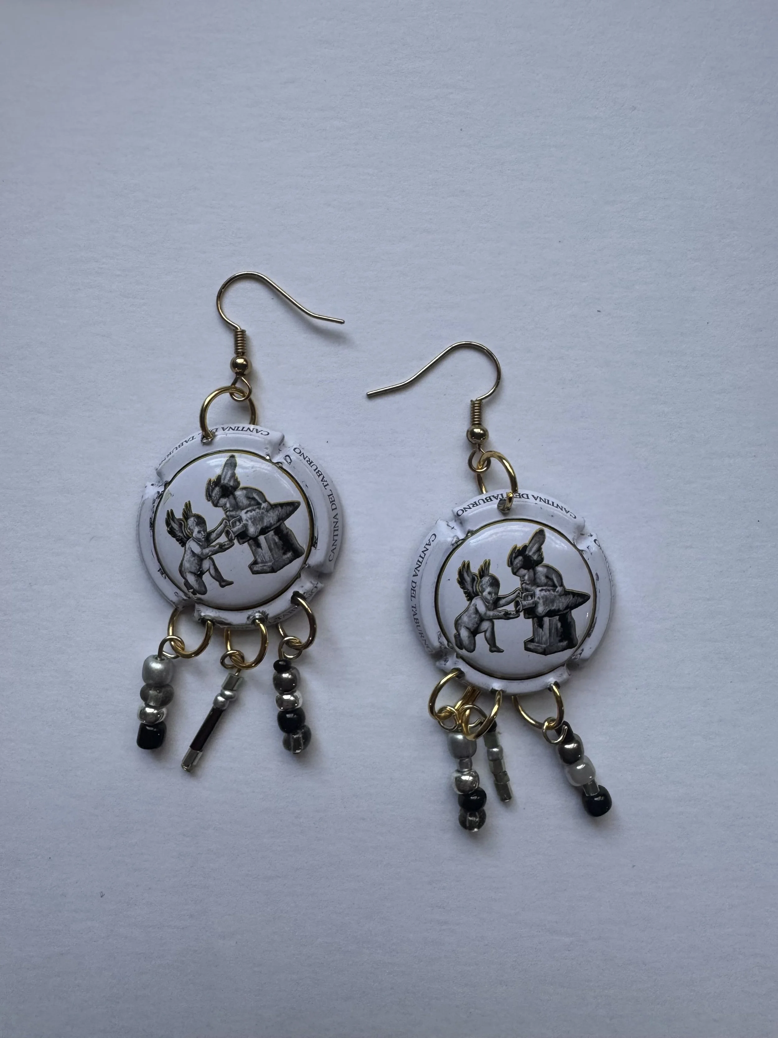 Turning Bubbles Into Jewelry: Our Champagne Cap Earring Workshop ✨