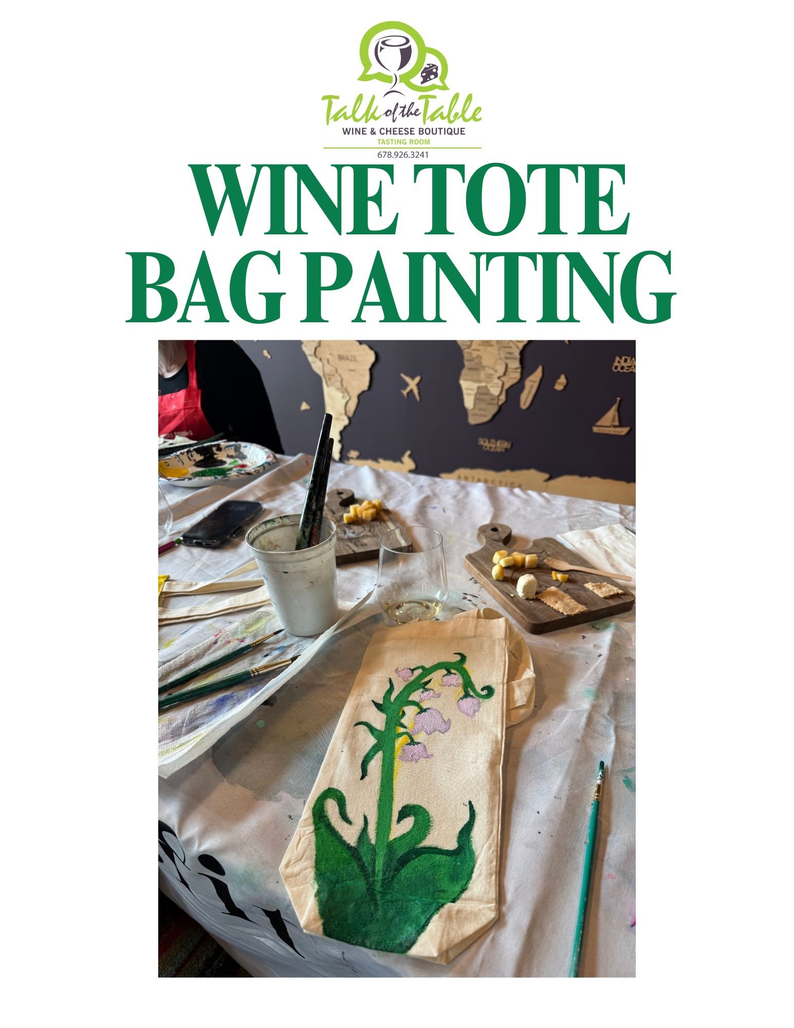 Tote Bag Painting Craft-ernoon - 2/6 @ Talk of the Table