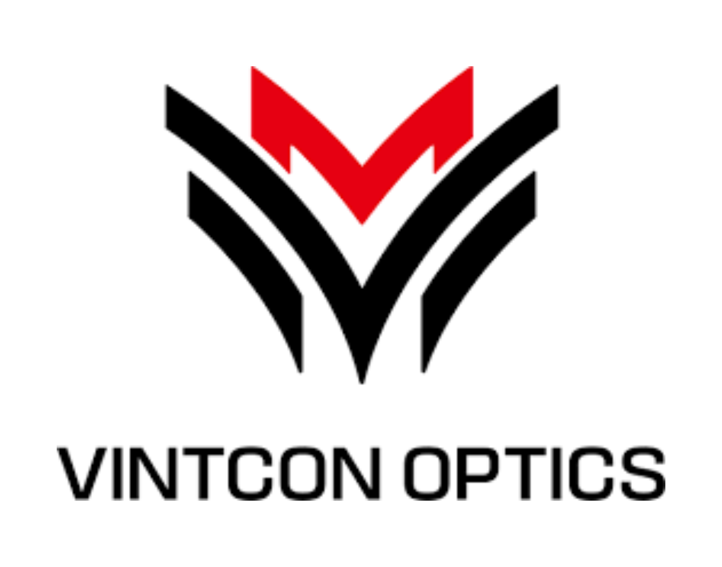 Vintcon Optics logo featuring stylized red, black, and white shapes above the text 'VINTCON OPTICS'.