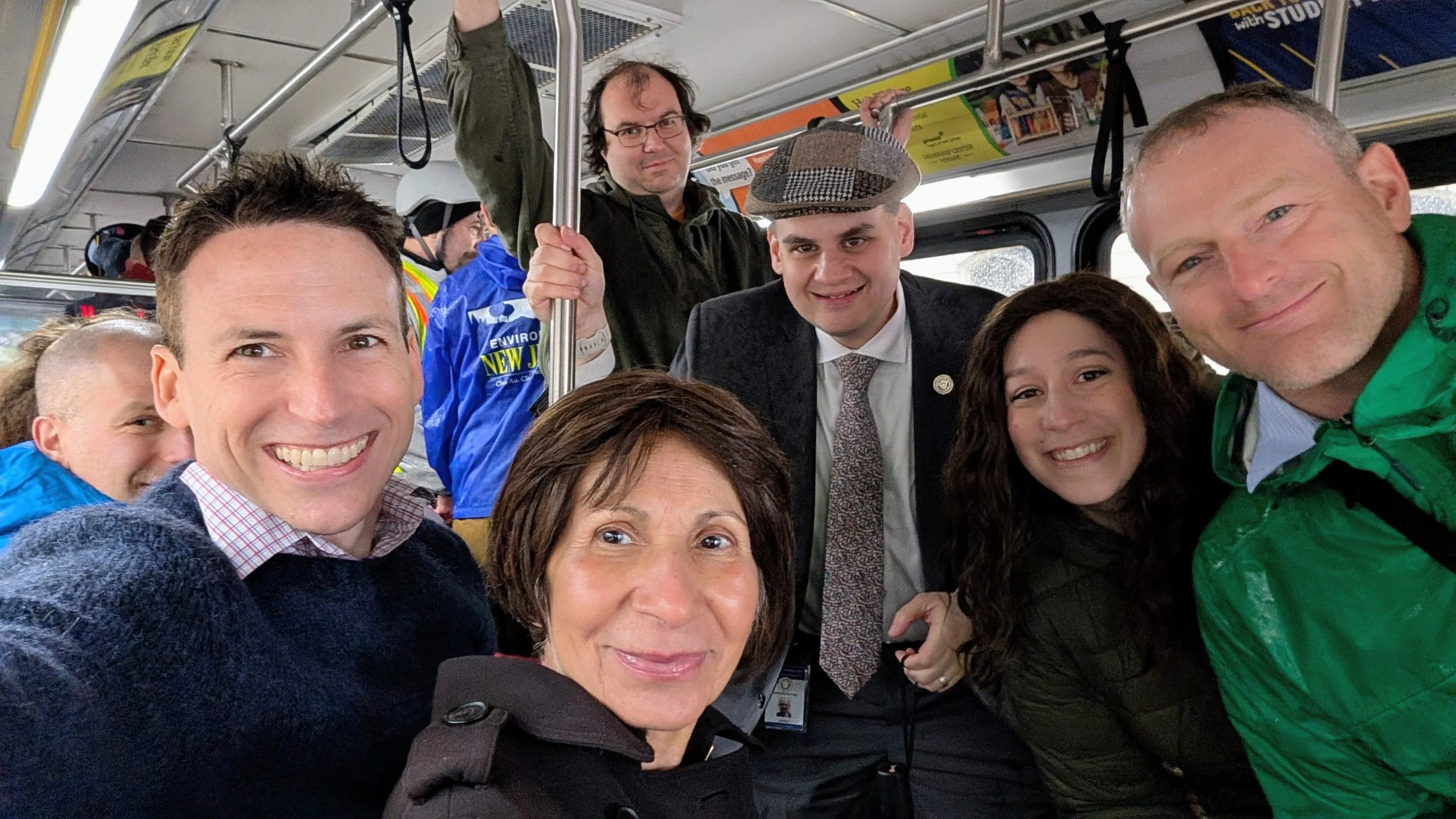 Jersey City Director of Infrastructure Andy Kaplan and Hudson County Senior Transportation Planner Kevin Force (a.k.a - K. Force) joined a Bergen Arches Tour.