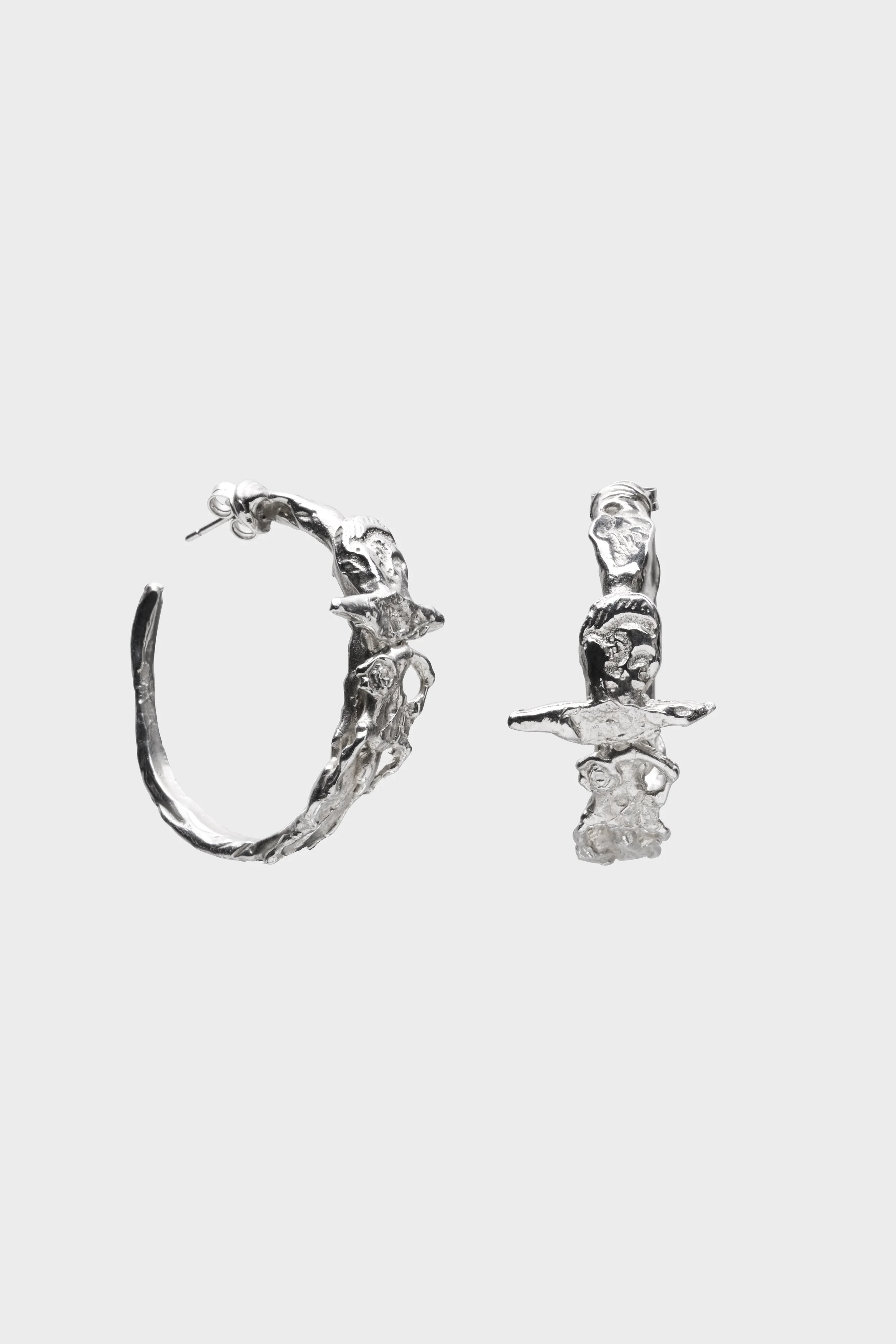 HR-The Descent - Earrings - Front - Silver.jpg