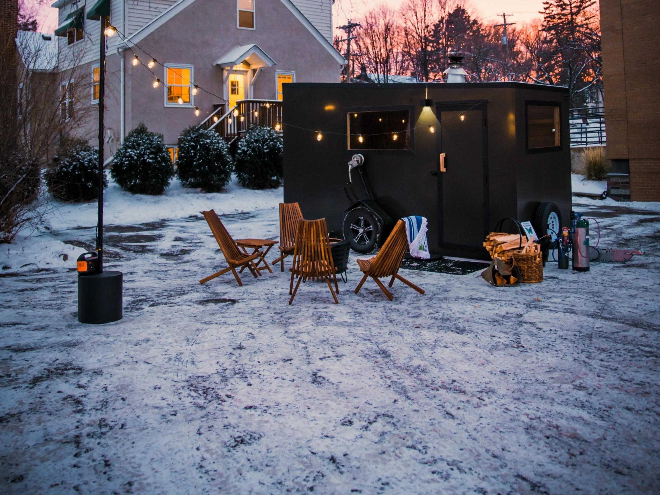 Rent a Mobile Sauna in Minneapolis — Little Ember Co