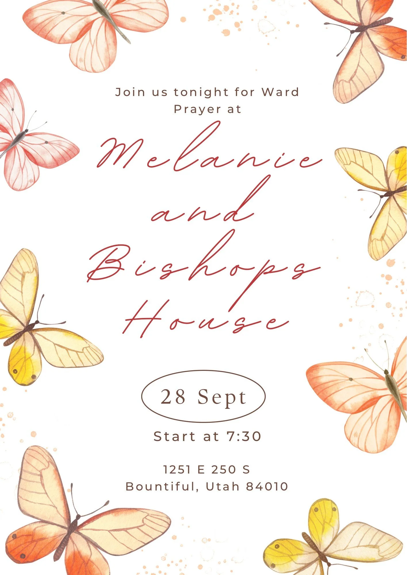 WARD PRAYER