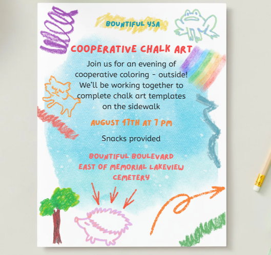 Collaborative Chalk Art