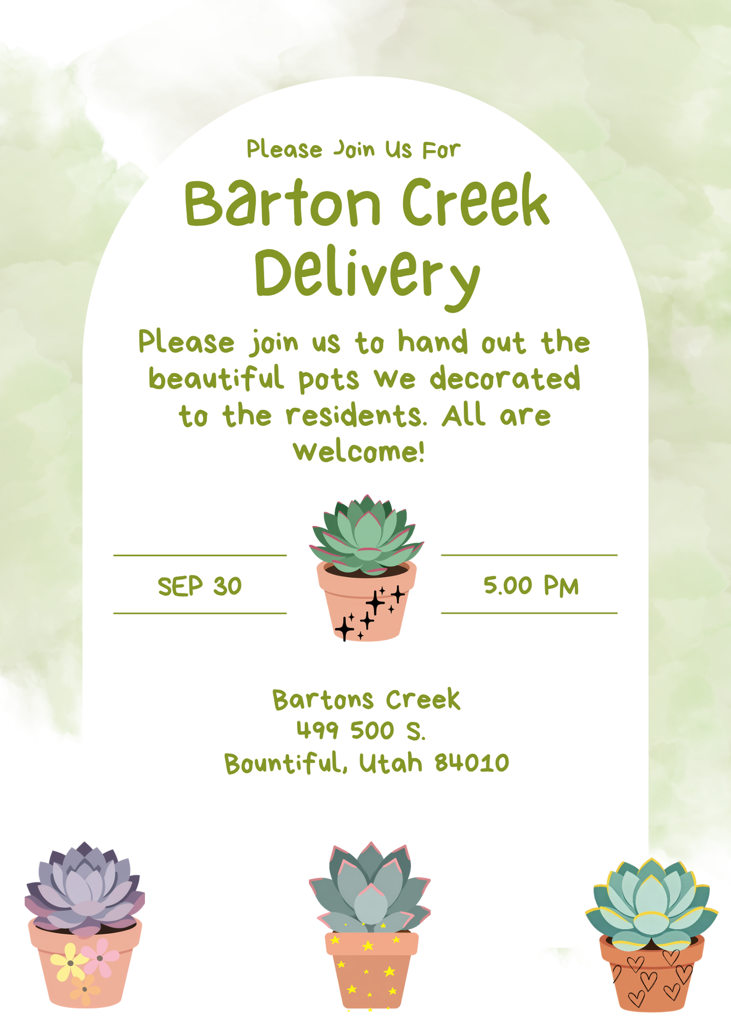 Relief Society Barton Creek Delivery