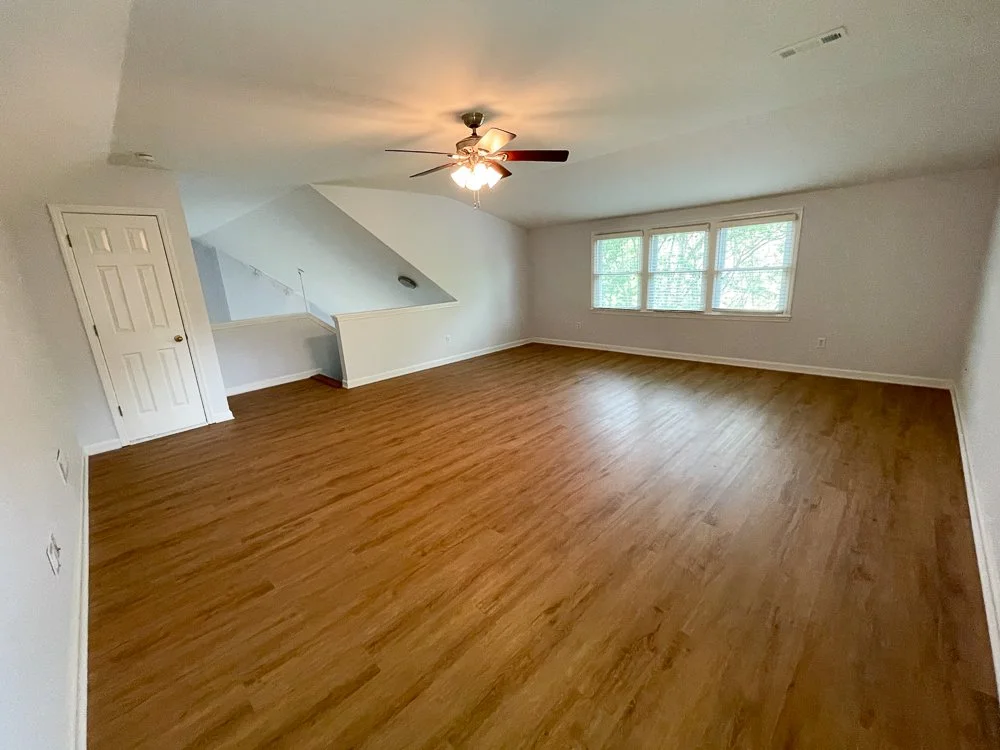 New Flooring in the top room
