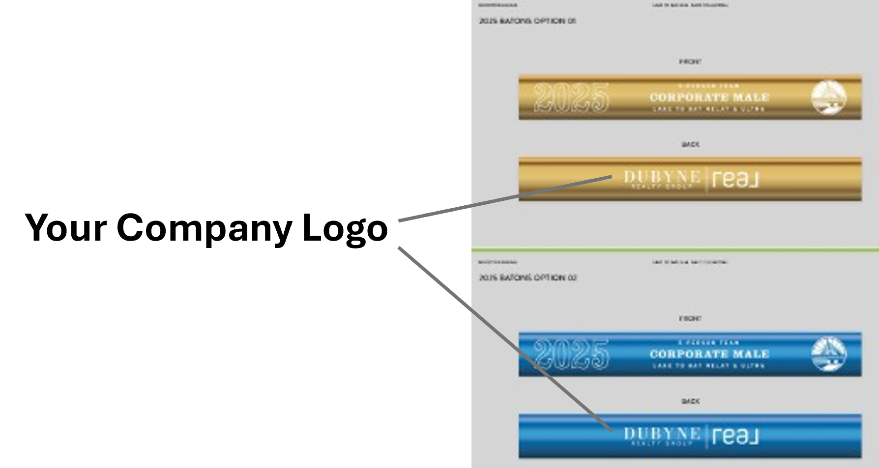 L2B Baton Sponsor example