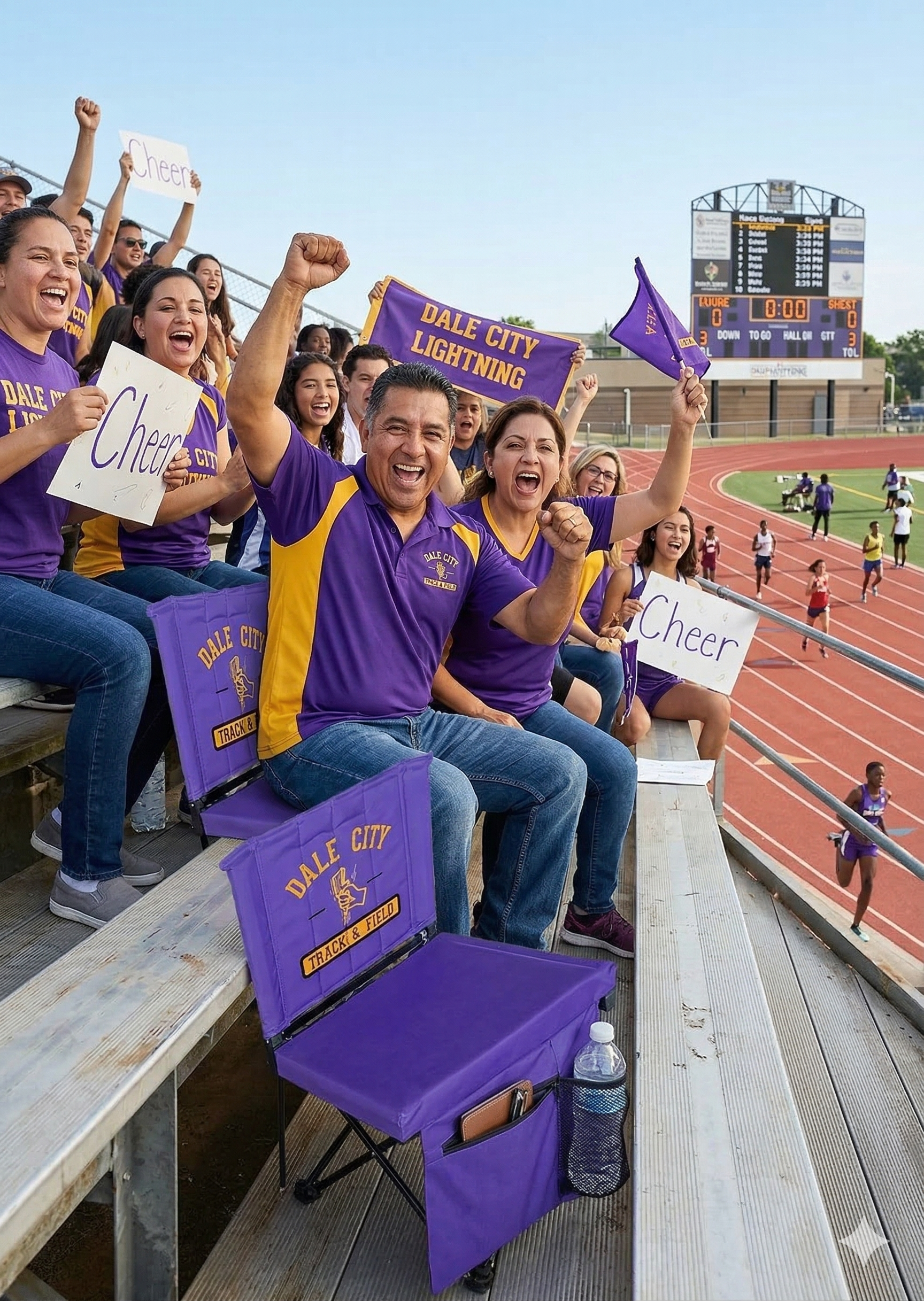 The Bleacher Back Chair