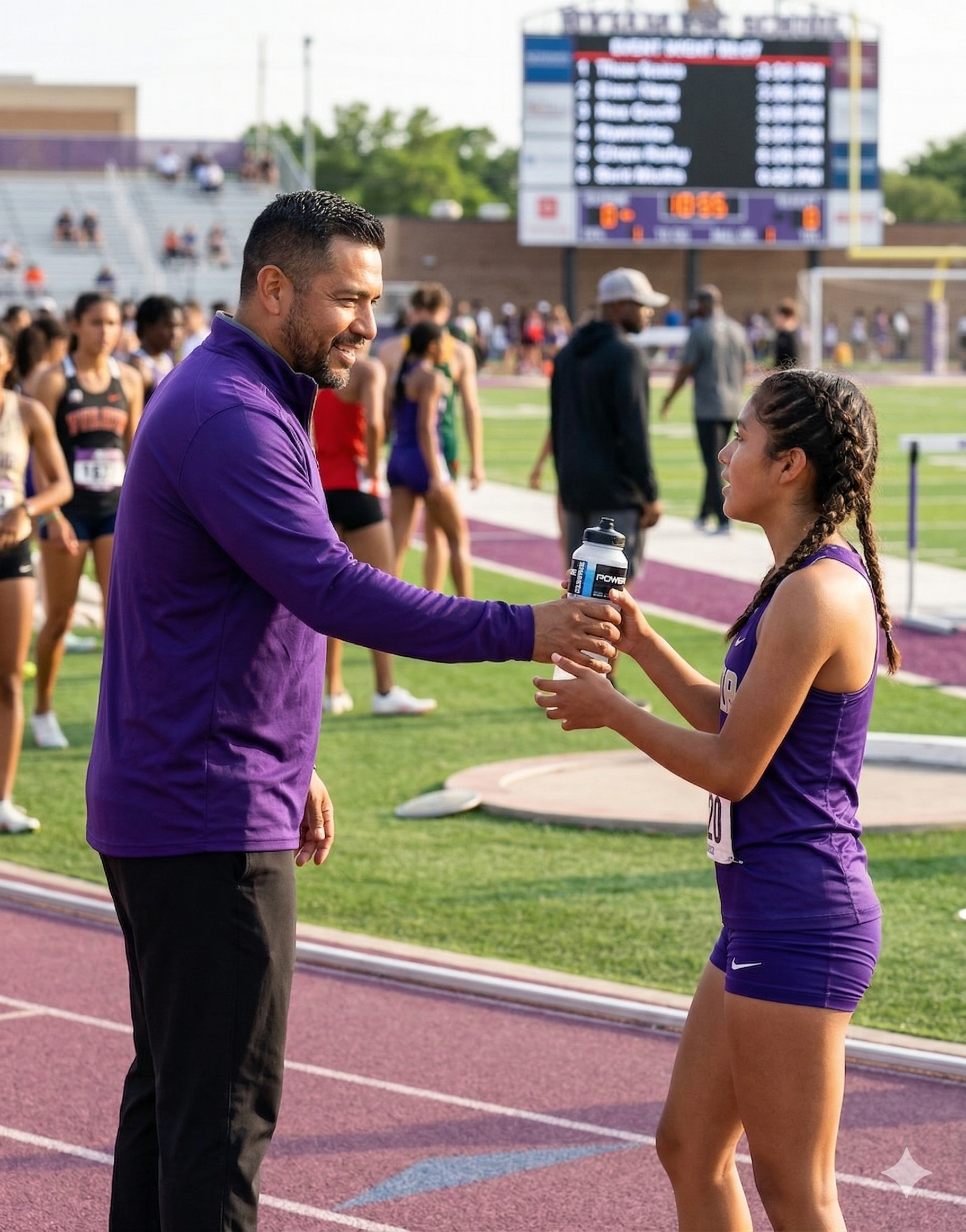 Half Zip Compression (Youth / Men) - Purple