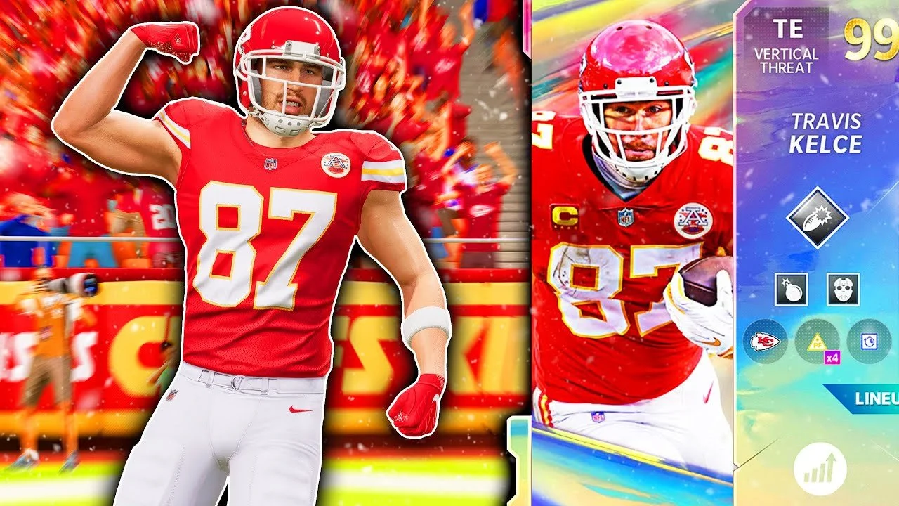 Chiefs TE Travis Kelce Joins ‘Madden NFL 24’ 99 Club for Fourth Time