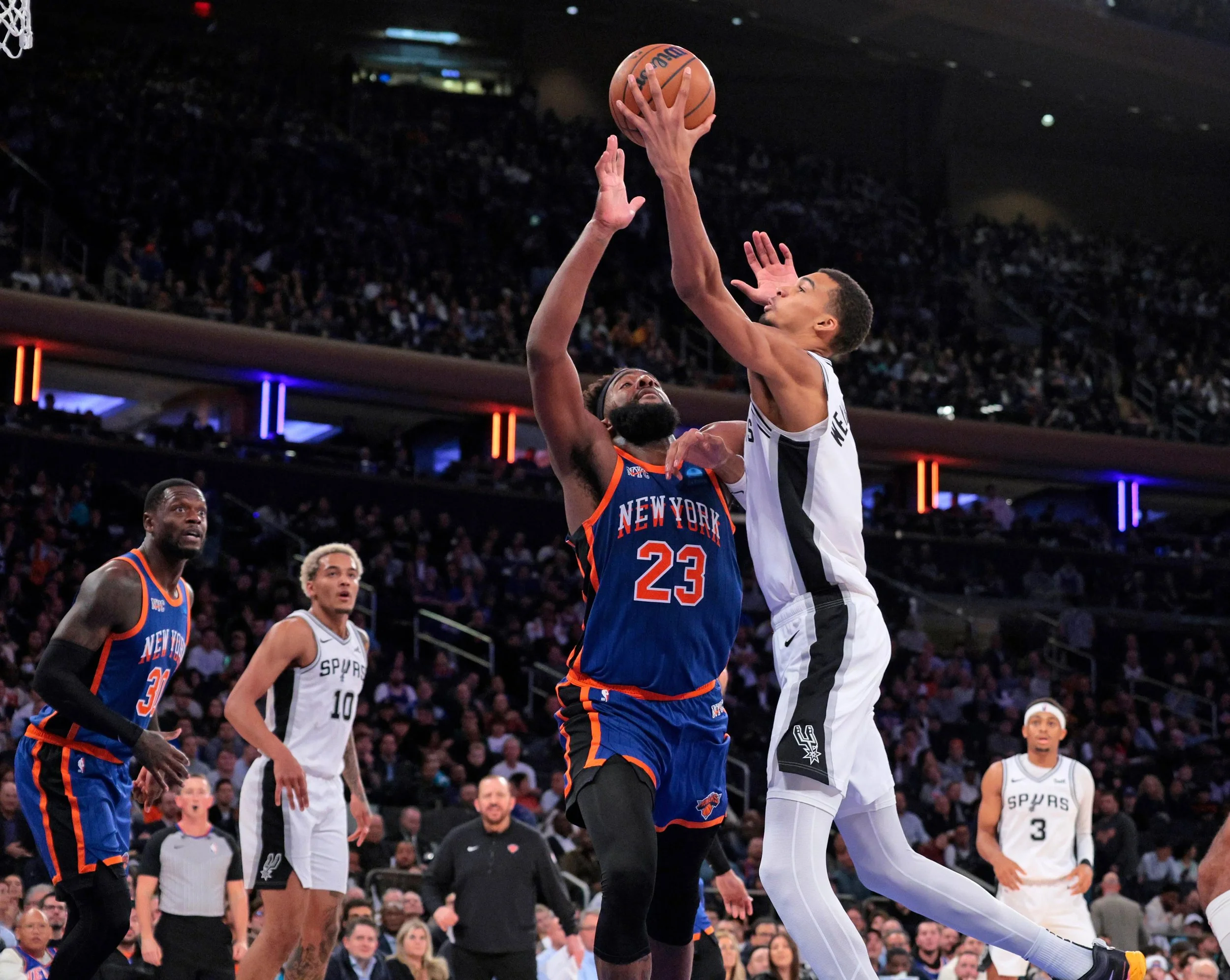 Knicks Spoil Wembanyama’s Madison Square Garden Debut