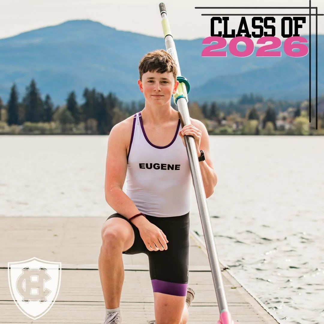 Time for senior spotlights! First up, we have Victor Hunter 🚣🏻&zwj;♀️🎓

Fueled by cliff bars before practice, and &ldquo;CHOCOLATE&rdquo; milk after, Victor has been a committed teammate here at ERC whether it&rsquo;s throwing down for a marathon 
