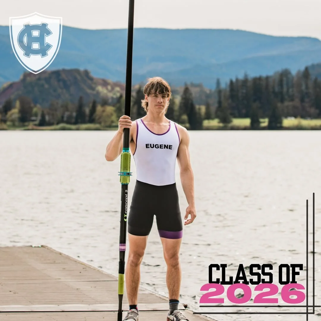 Next up with senior spotlights we have, Levi Warren 🚣🏻&zwj;♀️🎓

Fueled each season by hardcore Apple rockstar and pretzels, Levi has been a dedicated teammate and athlete at ERC during his time here. 

From charging down the race course in the PFC