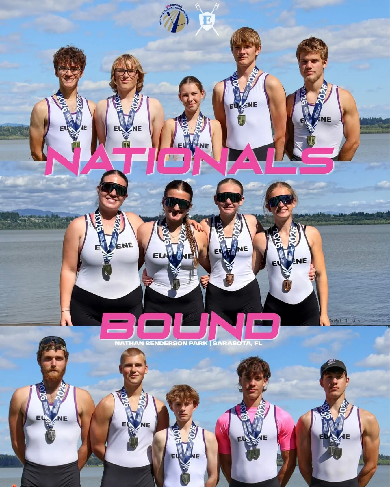 Next stop: Sarasota, FL! 

At the NW Youth Regional Championships, three ERC crews qualified and punched their tickets for Youth Nationals! Over the next couple of weeks, ERC will be training and getting ready to head to Nathan Benderson Park. 

Qual