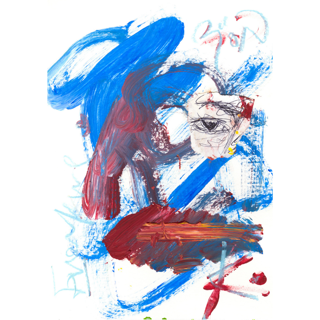 "Blue Blood Baptism" [9 x 12]