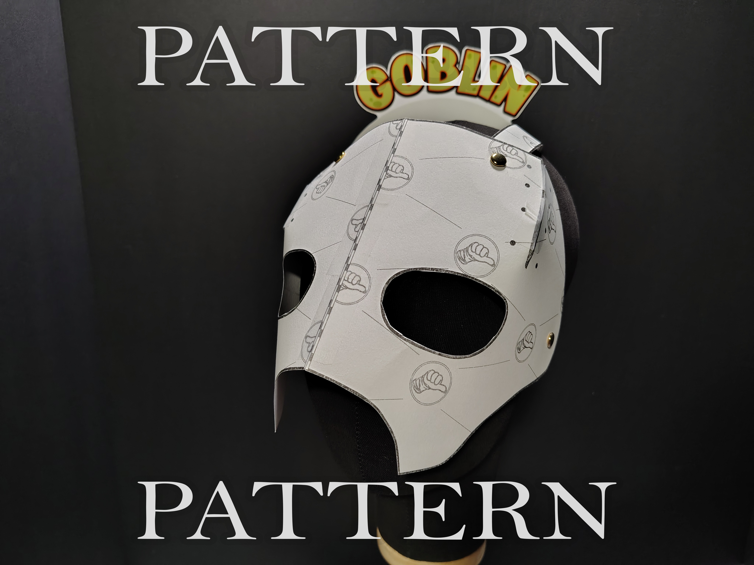 Hero Half Mask Leather Pattern PDF