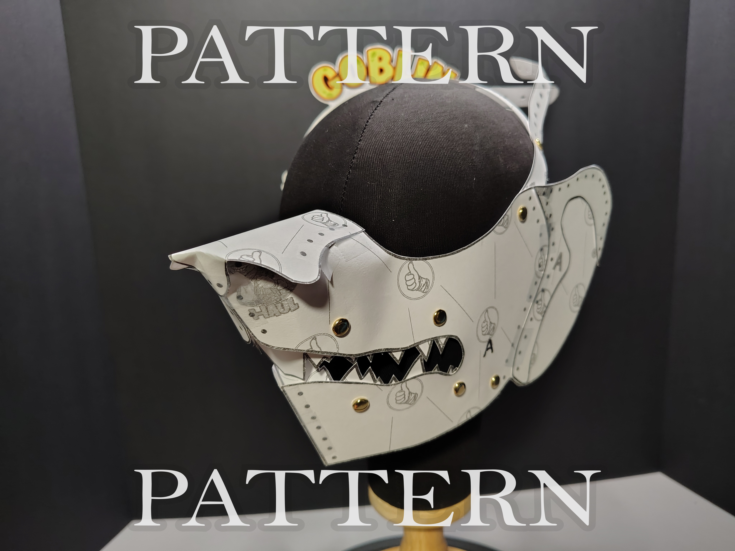 Rat Half Mask Leather Pattern PDF