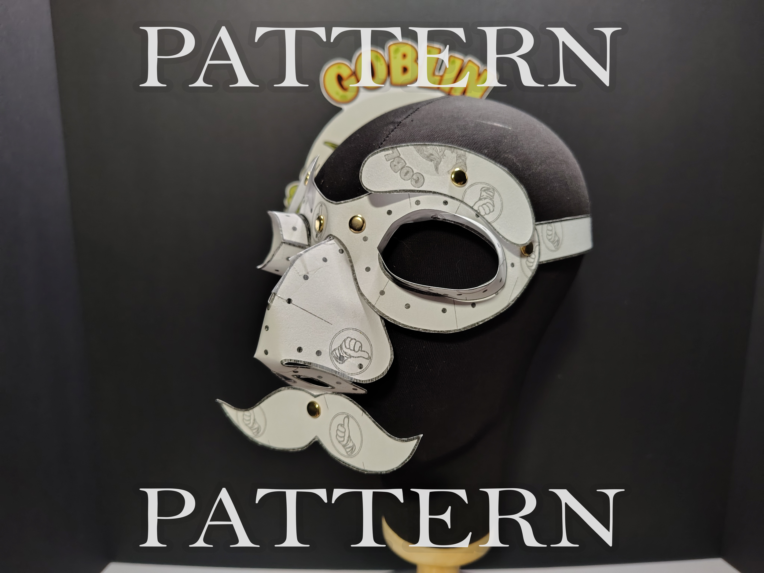 Joke Disguise Mask Leather Pattern PDF