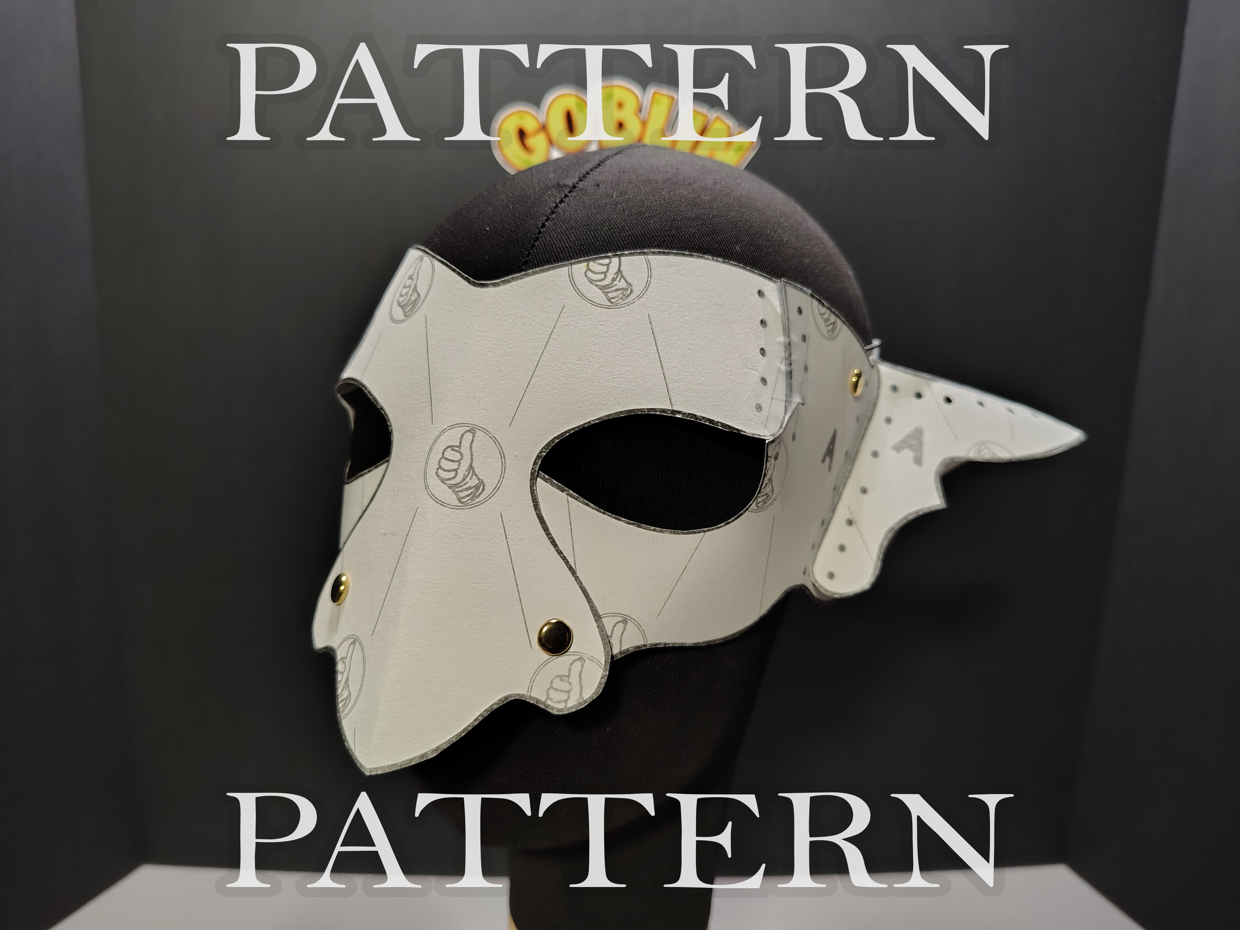 Goblin Nightlife Mask Leather Pattern