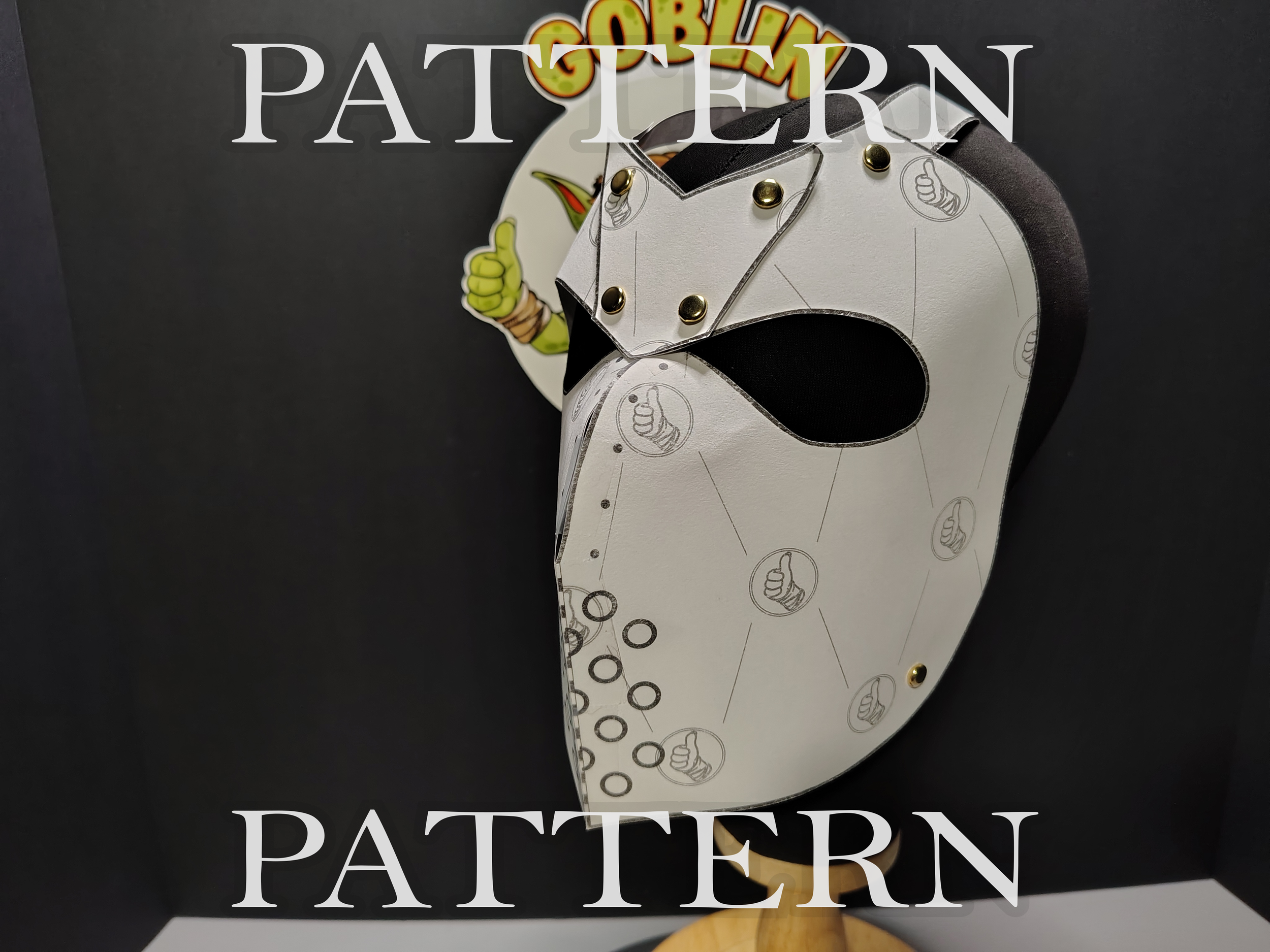 Starter Mask Leather Pattern PDF