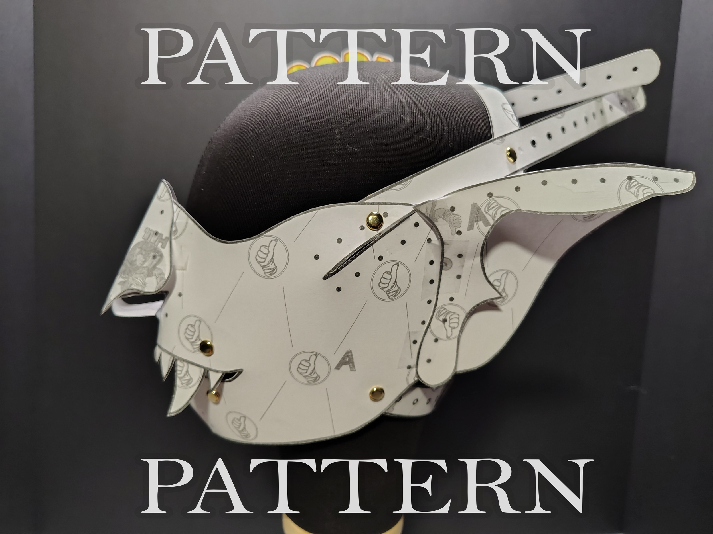 Goblin Half Mask Pattern PDF