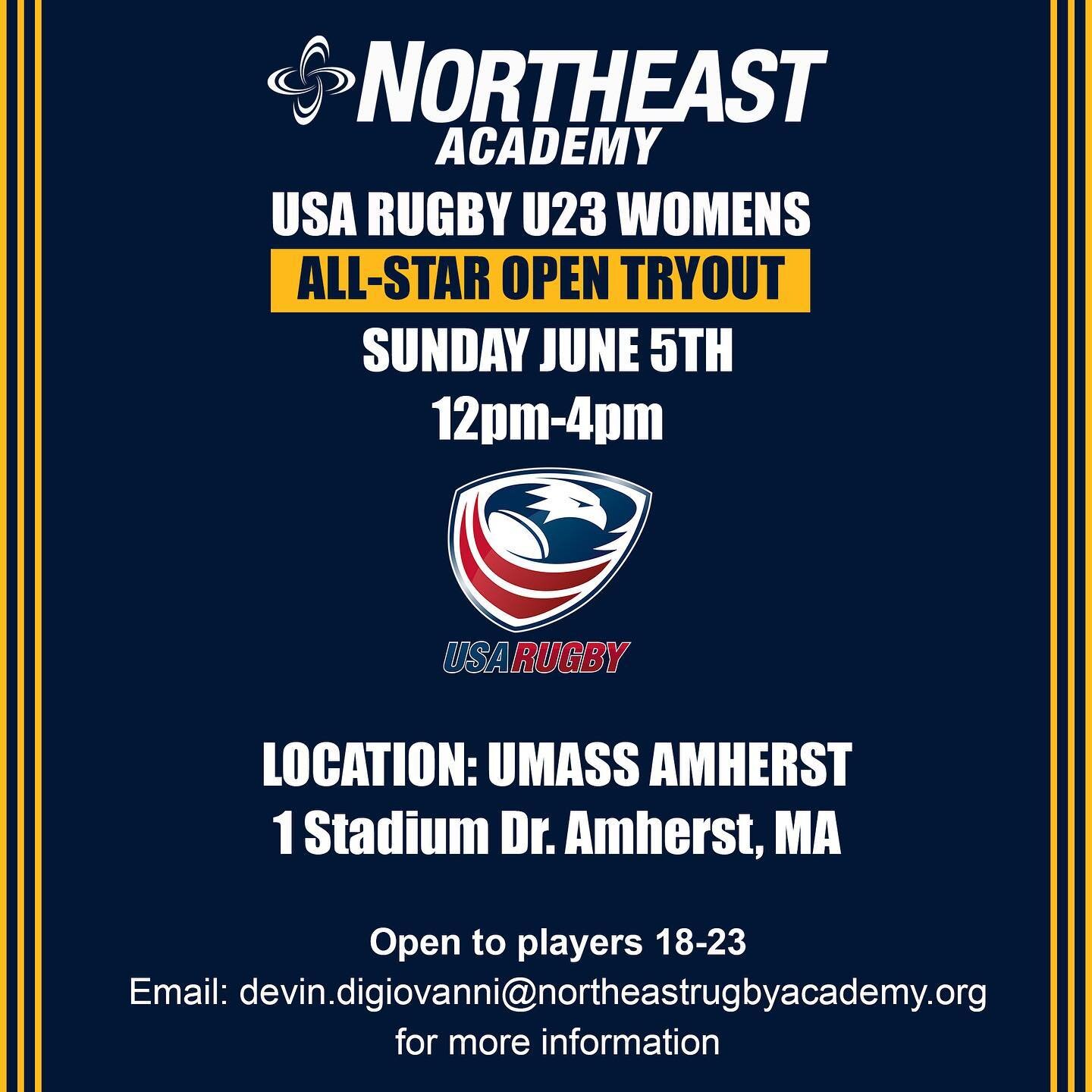 Looking to play 15s or show USA Rugby what you got? Join the U23 All Star session this Sunday to take part in this opportunity. DMs are open for questions! 

#womensrugby #highperformance #rugby #allstar #usarugby