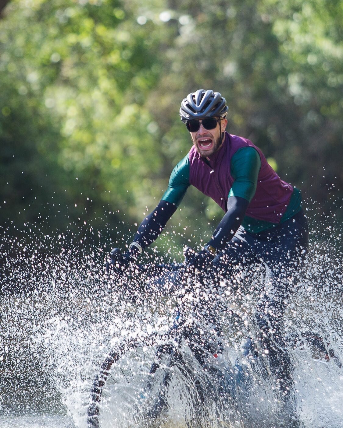 If you rode the gravel routes Saturday, you likely saw our good friend and photographer @mycousin_venny (although she may have been hiding in the trees). She&rsquo;s working on the water crossing photos.  Here&rsquo;s a sample of what to expect and t