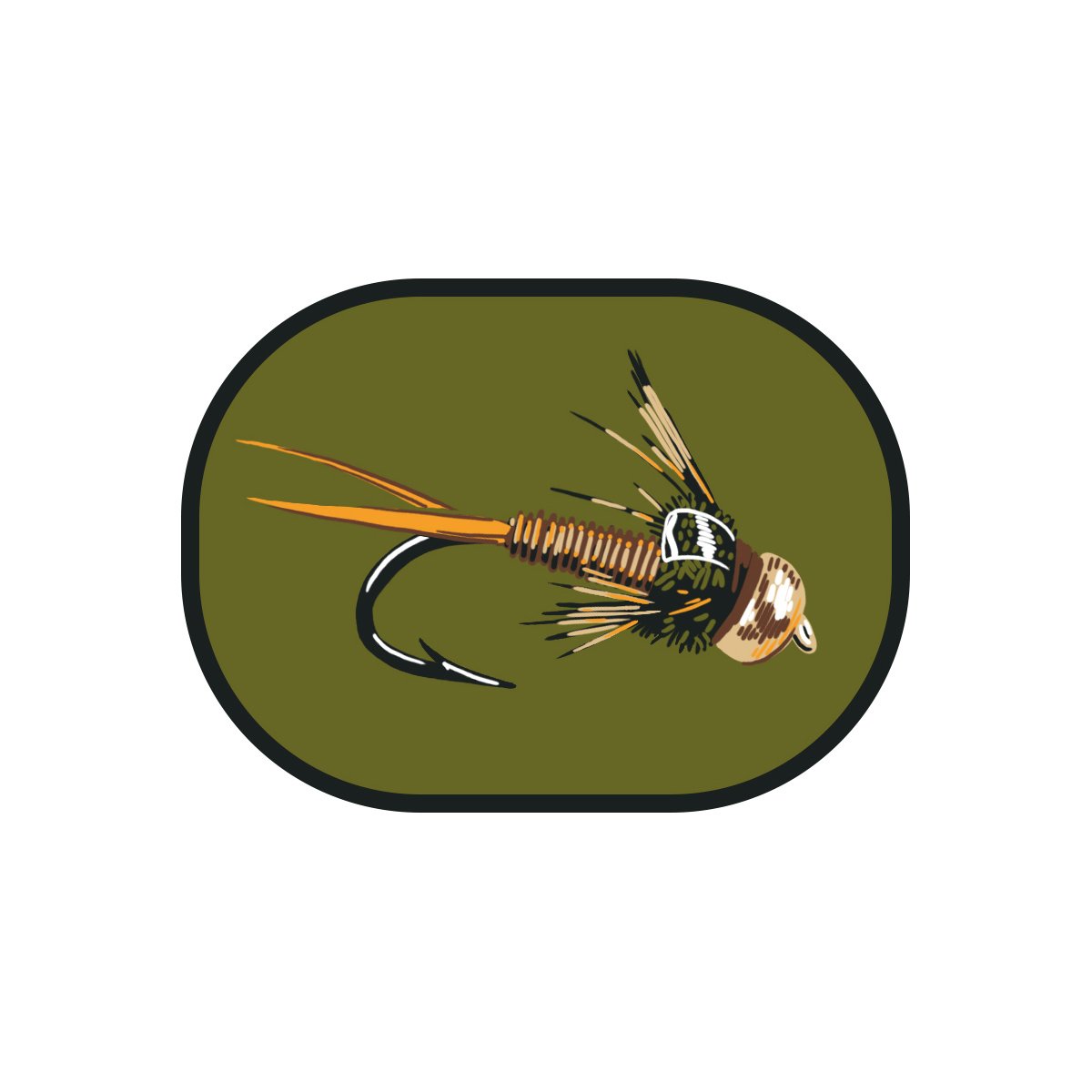 PREORDER - Copper John Fly Sticker