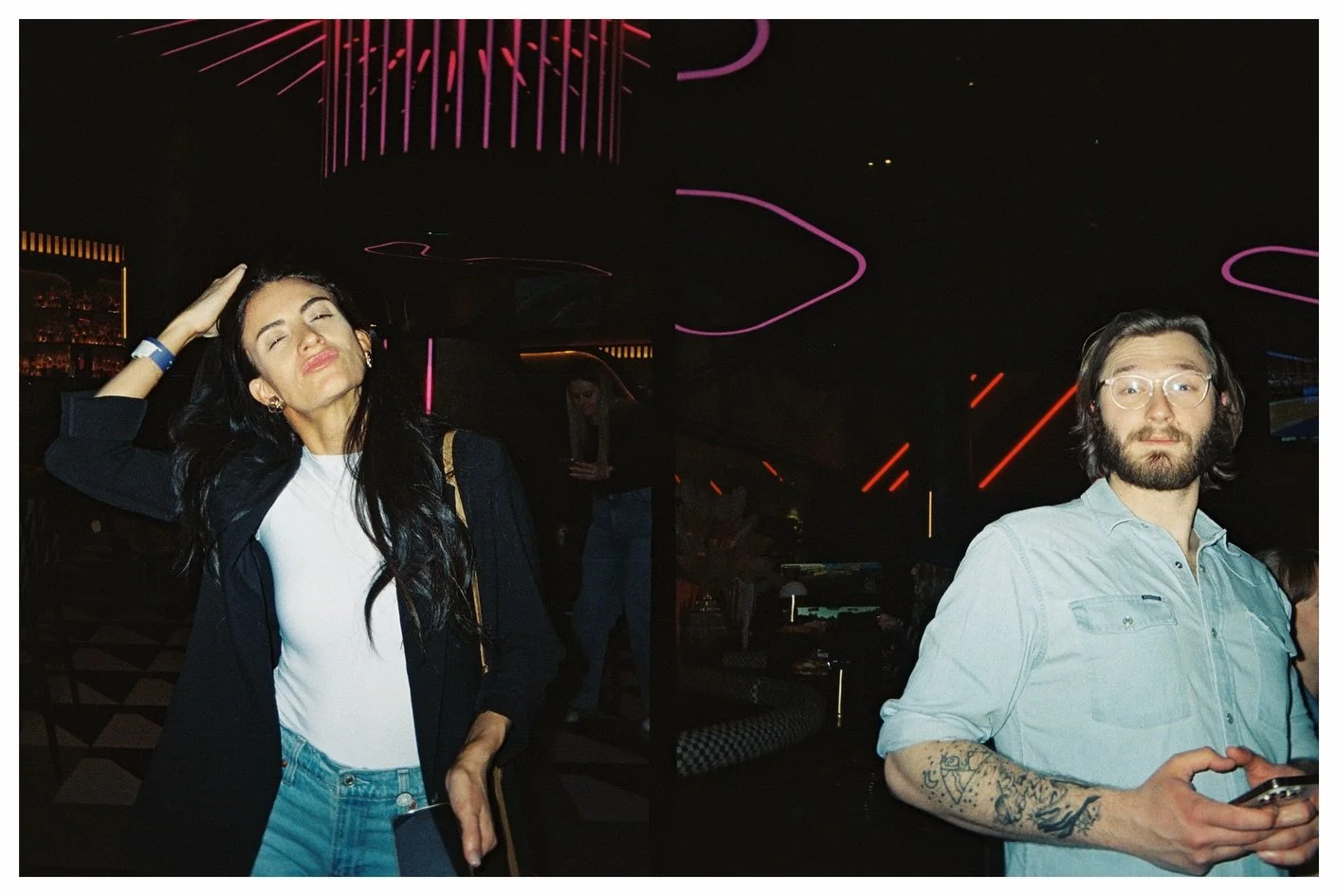 For Christmas any friends over at @imagen.ai  sent me a cool half frame camera.  So I brought it to @wppievents  and captures some of the crew. | @noellaandres @alexmedvick @jbivphotography  @bellawangphotography  @jaredmarkfincher @mileswittboyer | 