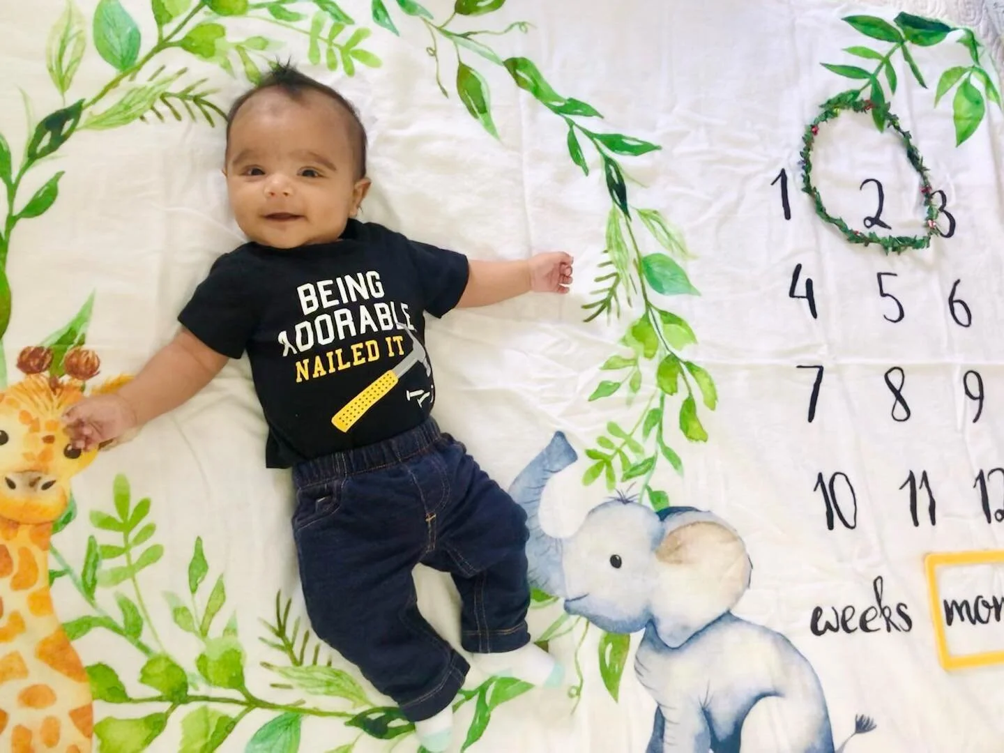 Our little boy is two months old today! True loves to smile, coo, look at fans and grab everything that&rsquo;s near his hands! 
#2monthsold #babyboy #bigsister #siblings 

Big sister is over the moon in love with little baby brother! She says I can&