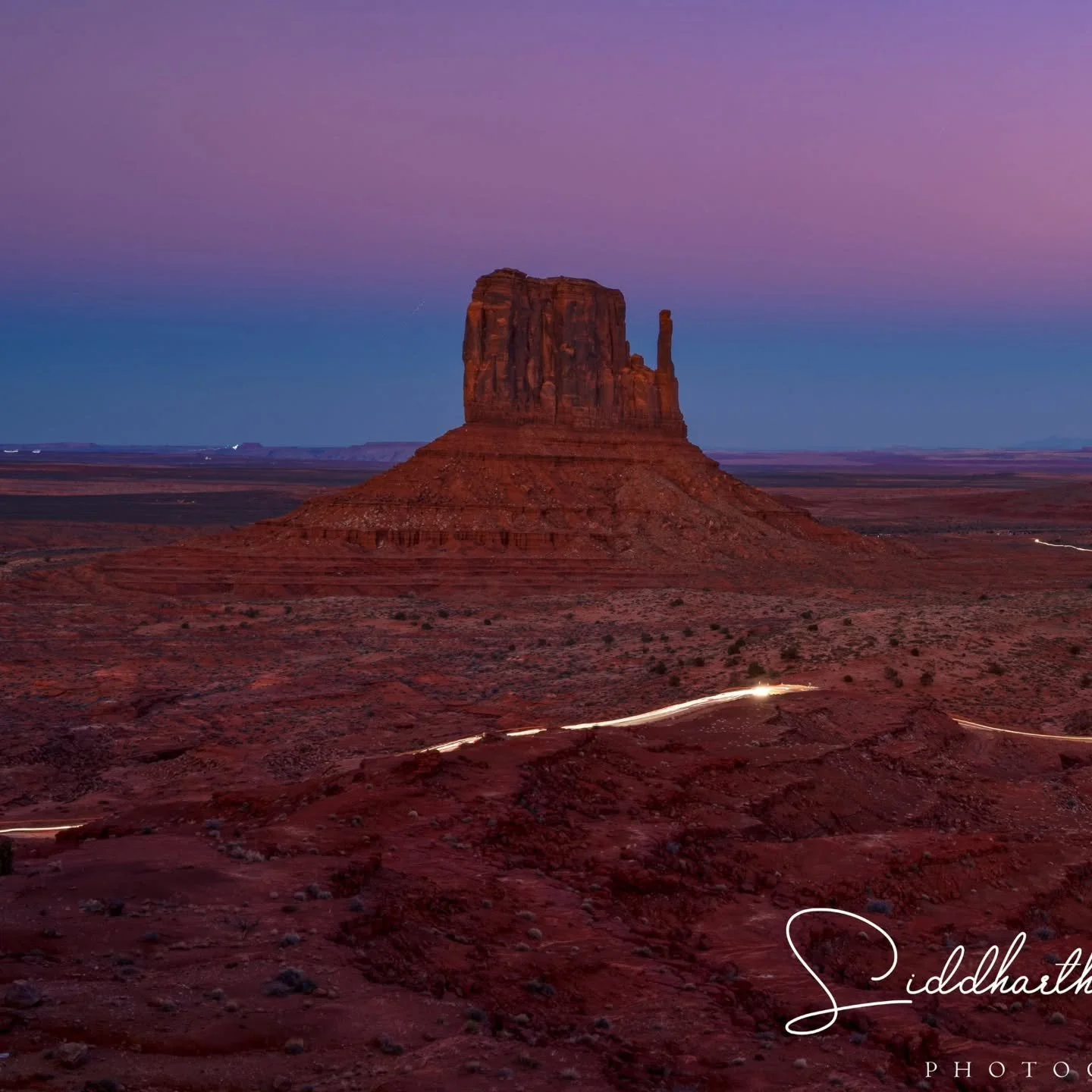 Where the Earth meets the sky- Monument Valley, located on the Arizona&ndash;Utah border, features a desert landscape of towering sandstone buttes and an endless open sky. Revered as a sacred place by the Navajo Nation, it's a location where time see