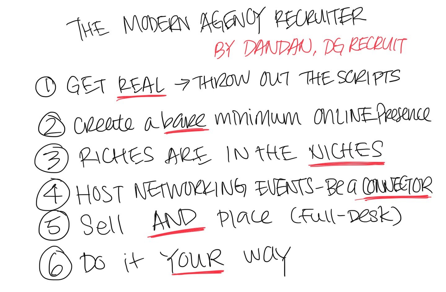The MODERN agency recruiter has to level up because the game is changing.

If you don't get rid of some dinosaur approaches, you'll see your market share going to those who are adopting new techniques and strategies to get ahead and STAY ahead.

Tune