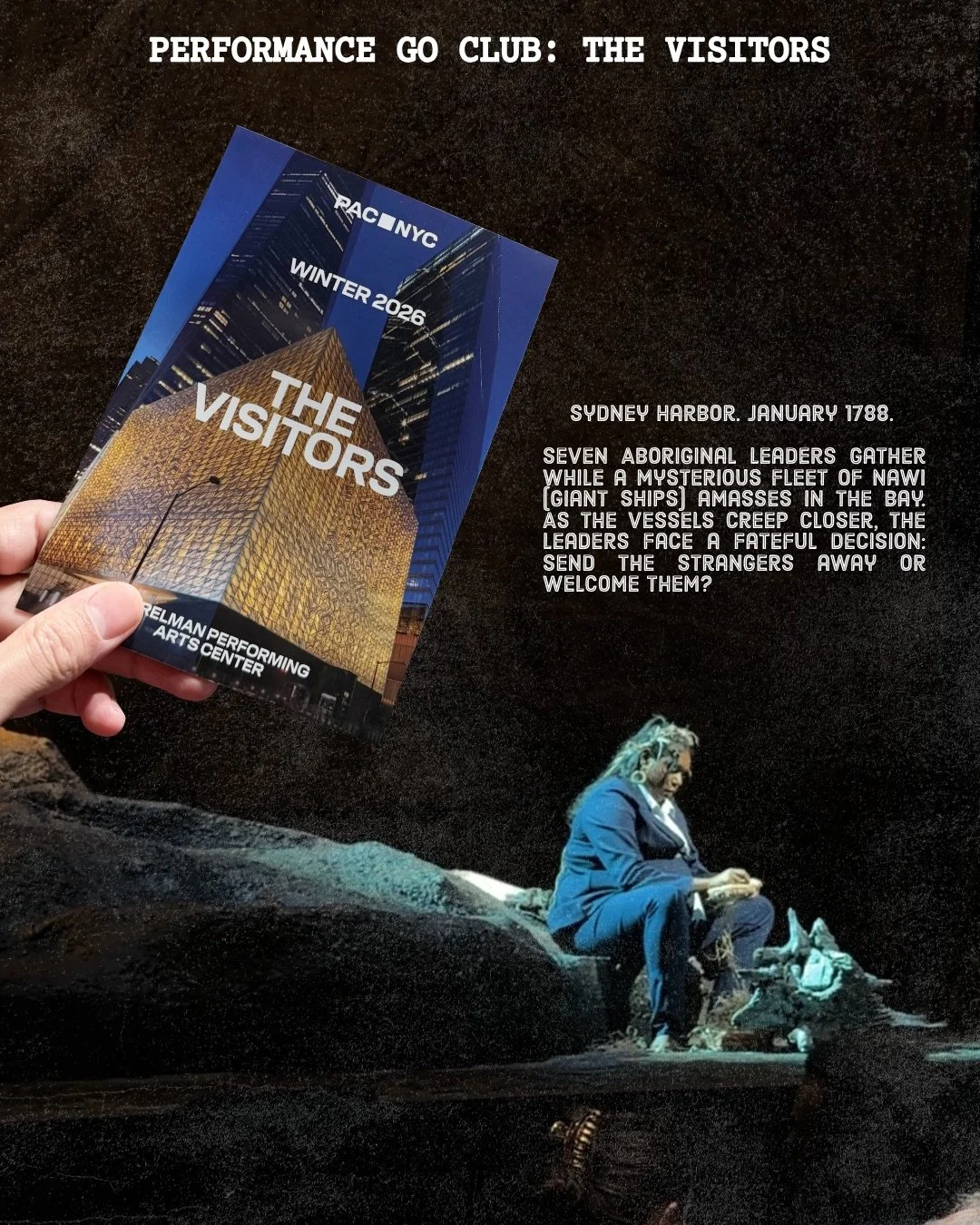 If you enjoy seeing the wonderful Indigenous performances that come to Lenapehoking (New York), then be sure to subscribe to our monthly newsletter to join our Performance Go Club next time for FREE tickets and an opportunity to meet cast, and others